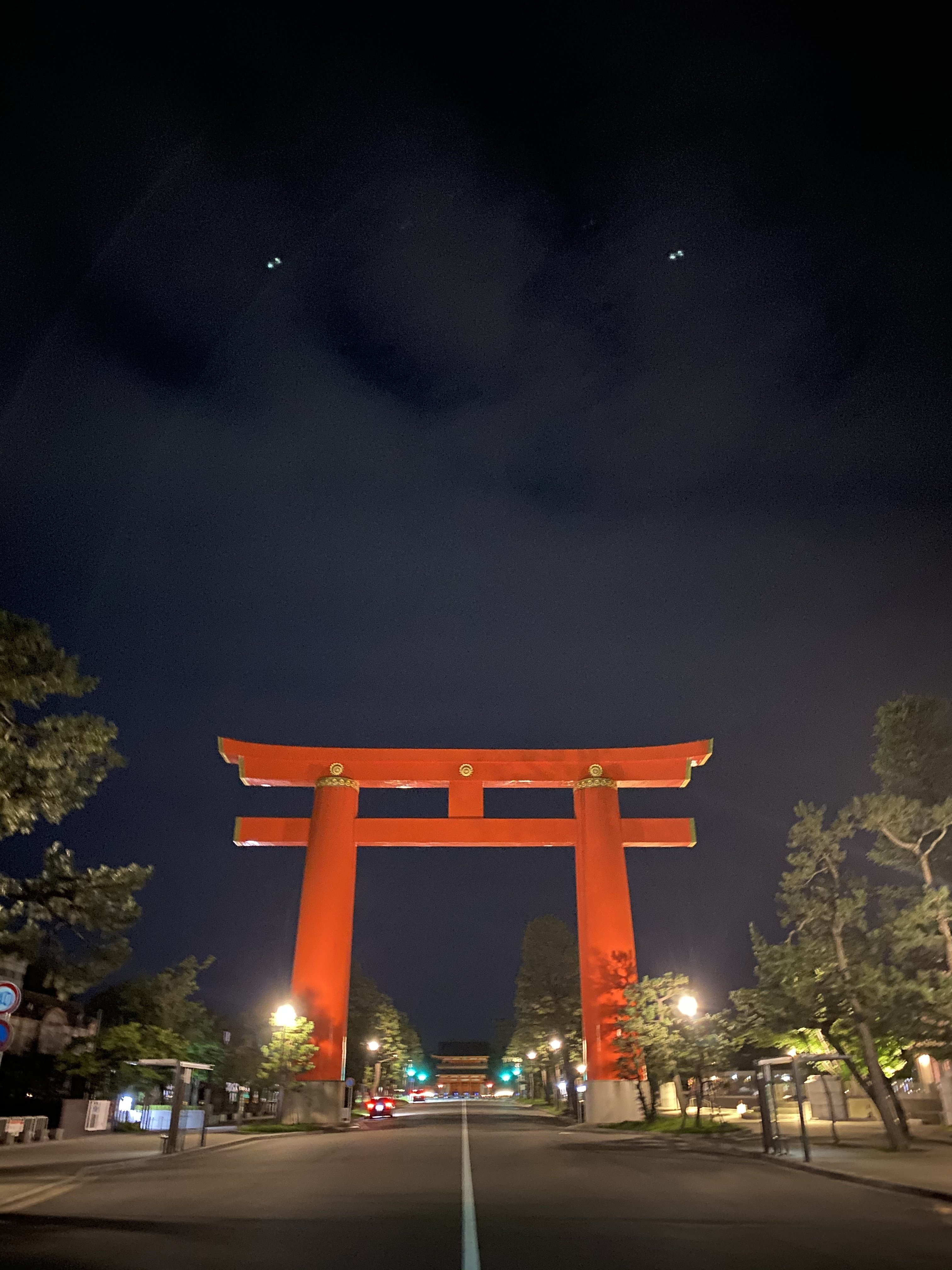京都夜の平安神宮 Jjj Note