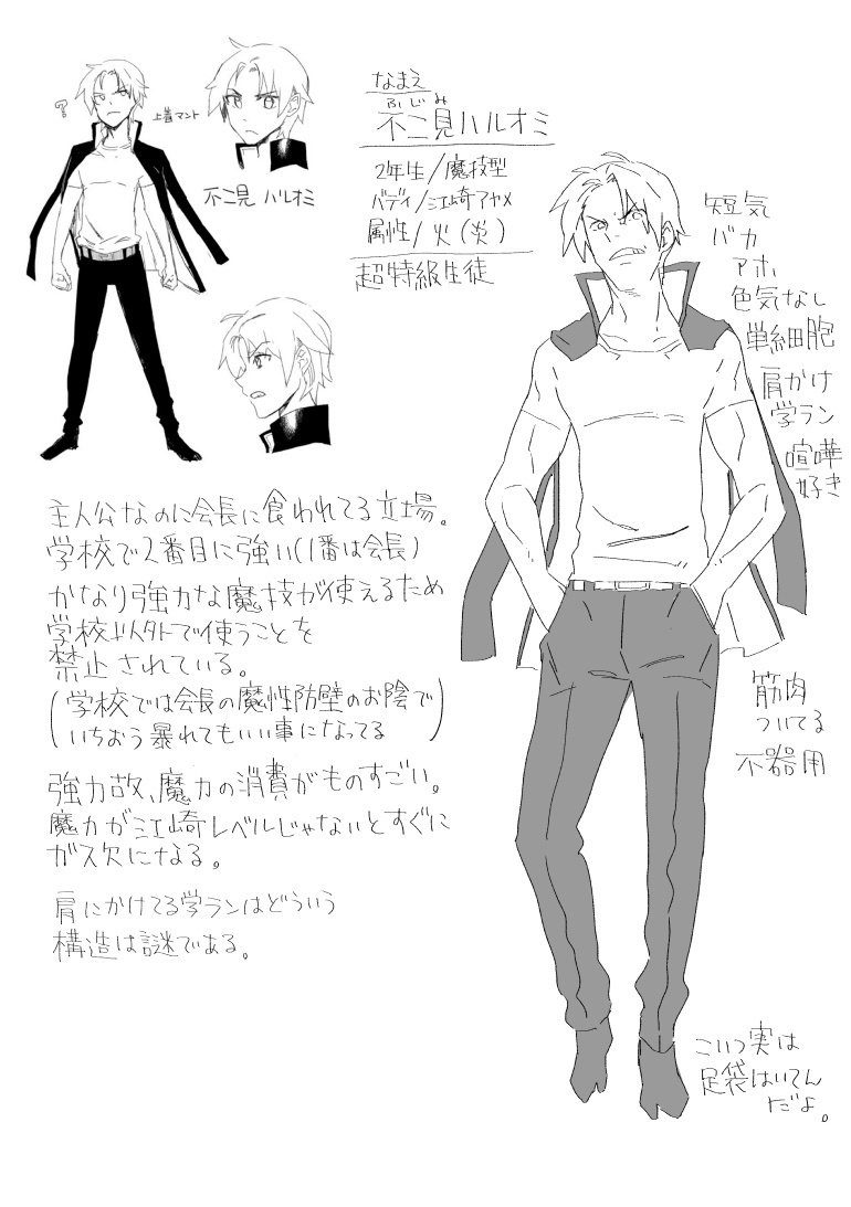 ハイスクールブレイカー設定 最上谷ホヌ Note