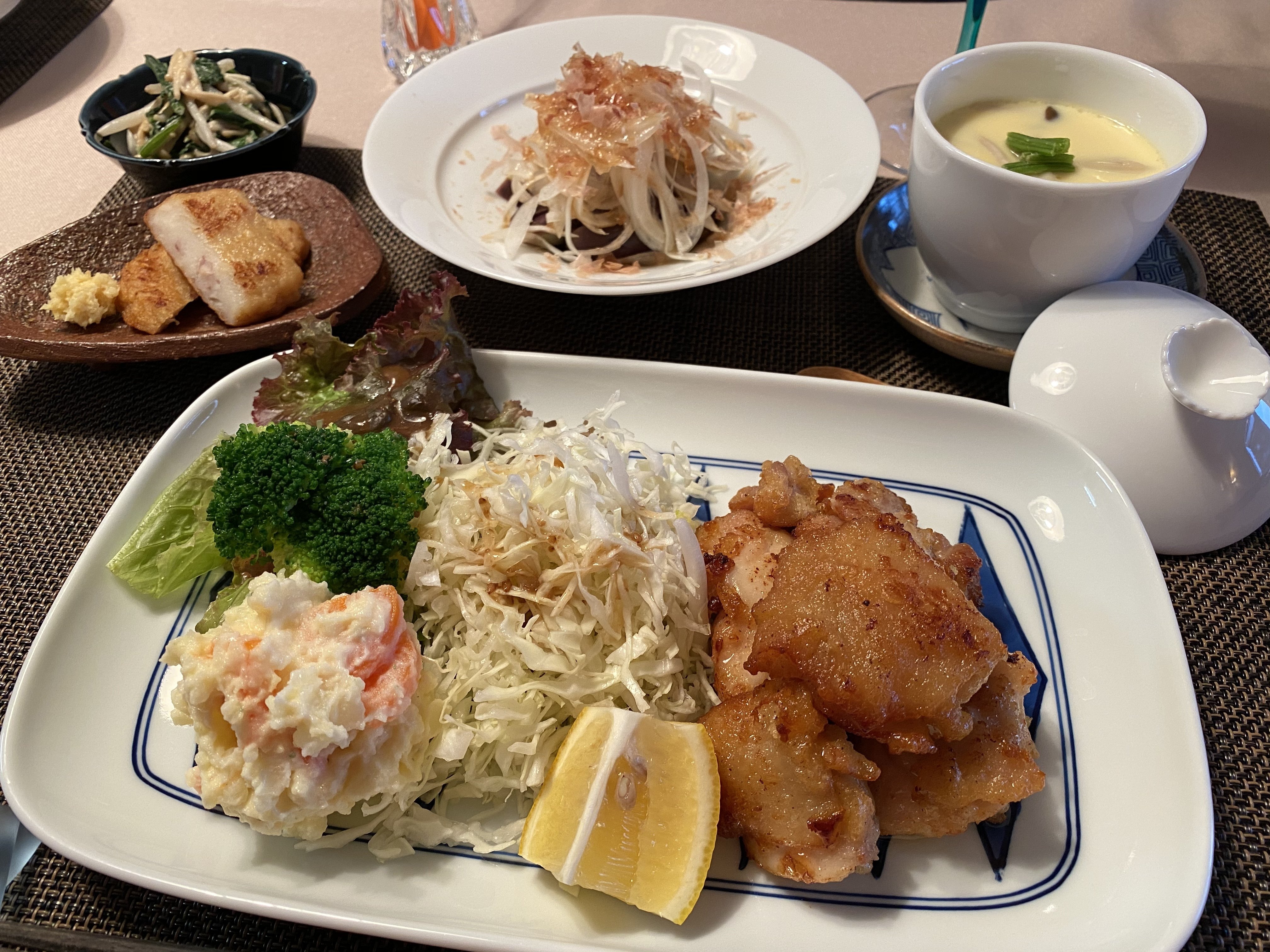 唐揚げが食べたい それもポテトサラダといっしょに そんな七月二十二日の宵 かんじい Note