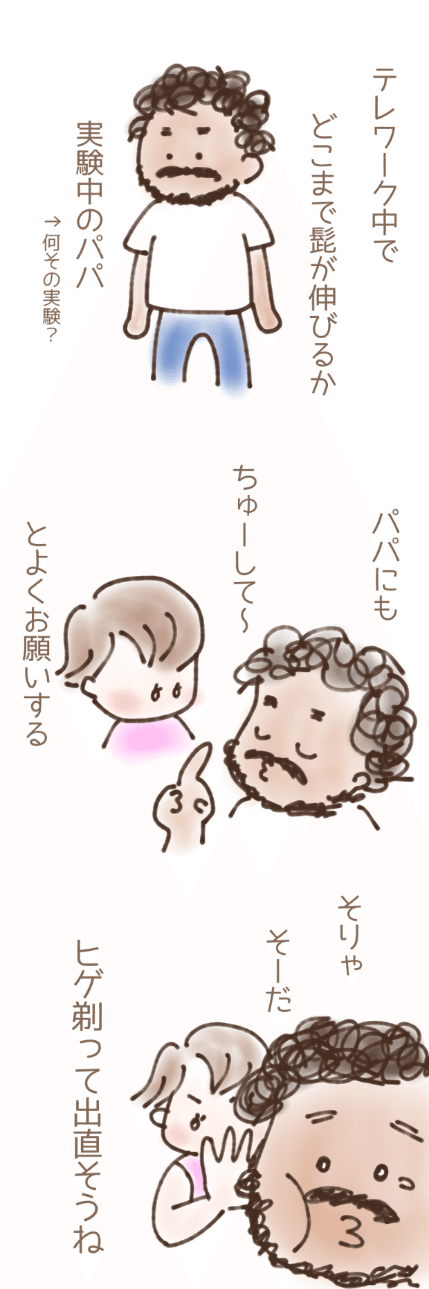 ヒゲボーボーのほっぺにちゅーは嫌だよねぇ パパ成功回数まだ1回 あゆみまる 現在1歳の女の子の育児奮闘新米ママ Note ヒゲボーボーのほっぺにちゅーは嫌だよねぇ パパ成功回数まだ1回 あゆみまる 現在1歳の女の子の育児奮闘新米ママ Note