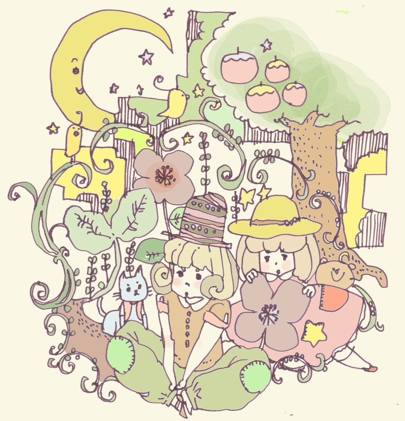 もり 森 イラスト かわいい