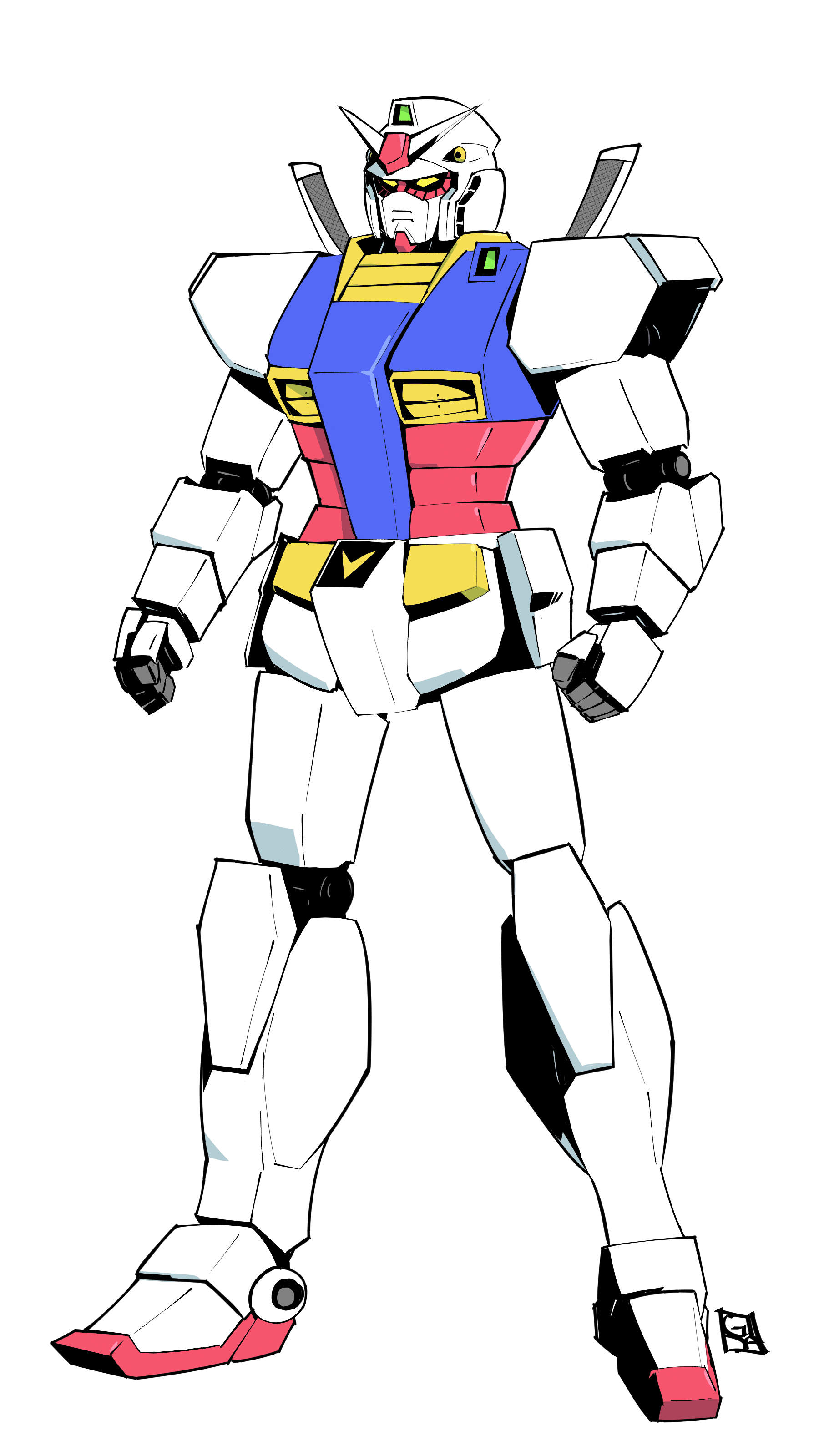 見ずに描く的なガンダム ぎだ Gida0730 Gidaイラストレイシヨン Note