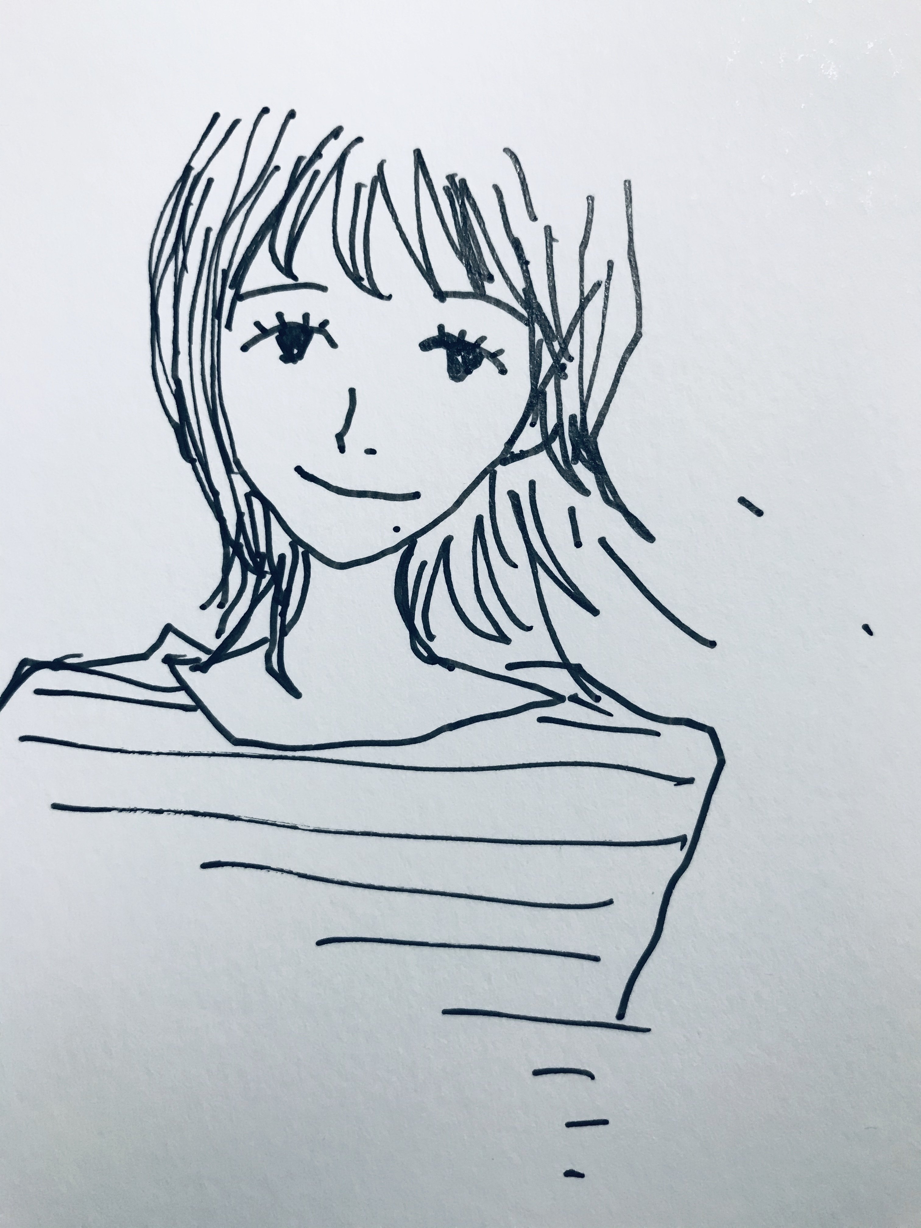 落書きとイラストと似顔絵 Blue Moon 青野春秋 Note
