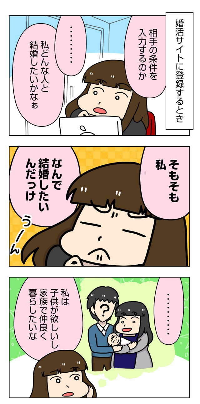 婚活漫画 婚活相手の条件を決める秘訣 太めオタク女の婚活 第8話 U ユウ 婚活漫画 婚活コラム Note 婚活漫画 婚活相手の条件を決める秘訣 太めオタク女の婚活 第8話 U ユウ 婚活漫画 婚活コラム Note