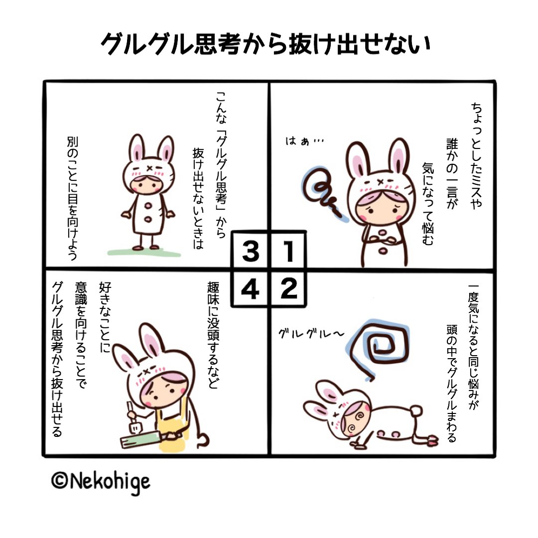 グルグル思考から抜け出せない ねこひげ先生 Note グルグル思考から抜け出せない ねこひげ先生 Note
