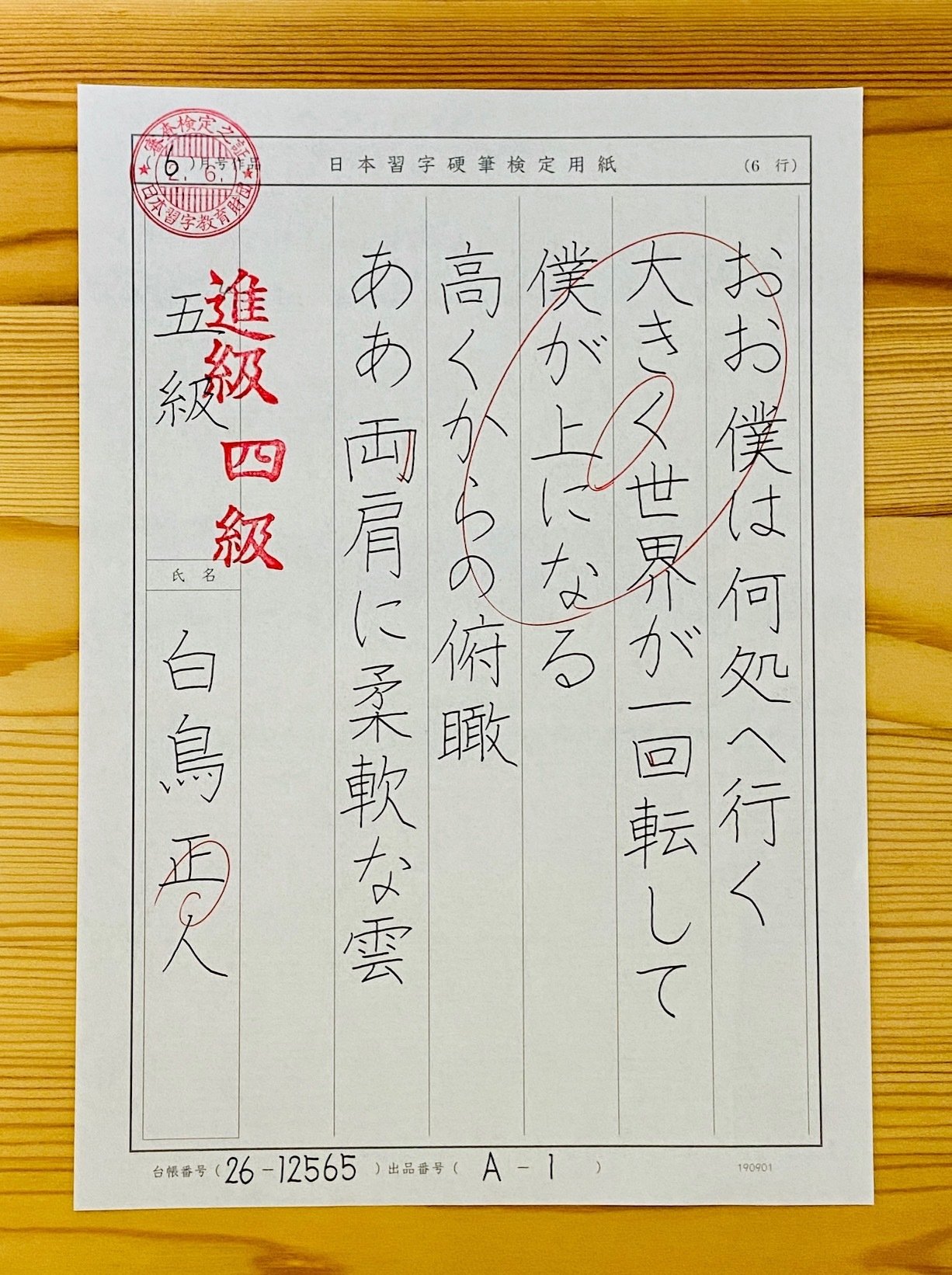 見たままを書く 日本習字 オンライン ペン字教室 書き心 白鳥正人 Note