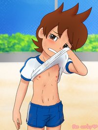 妖怪ウォッチ 天野ケータ パーカー男子 Ouo ショタアニメイラスト Note