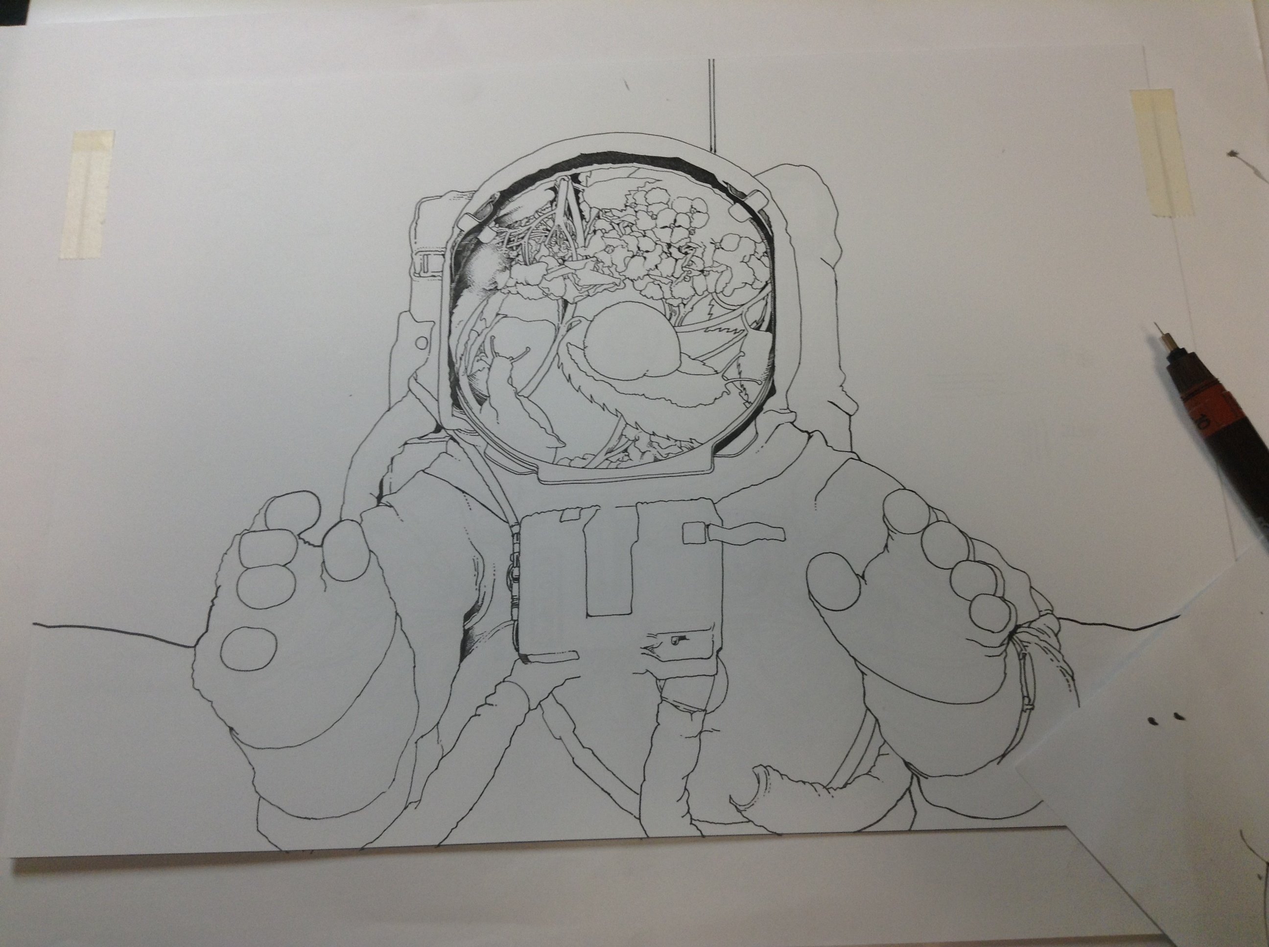 宇宙飛行士の日 」sakajunの漫画