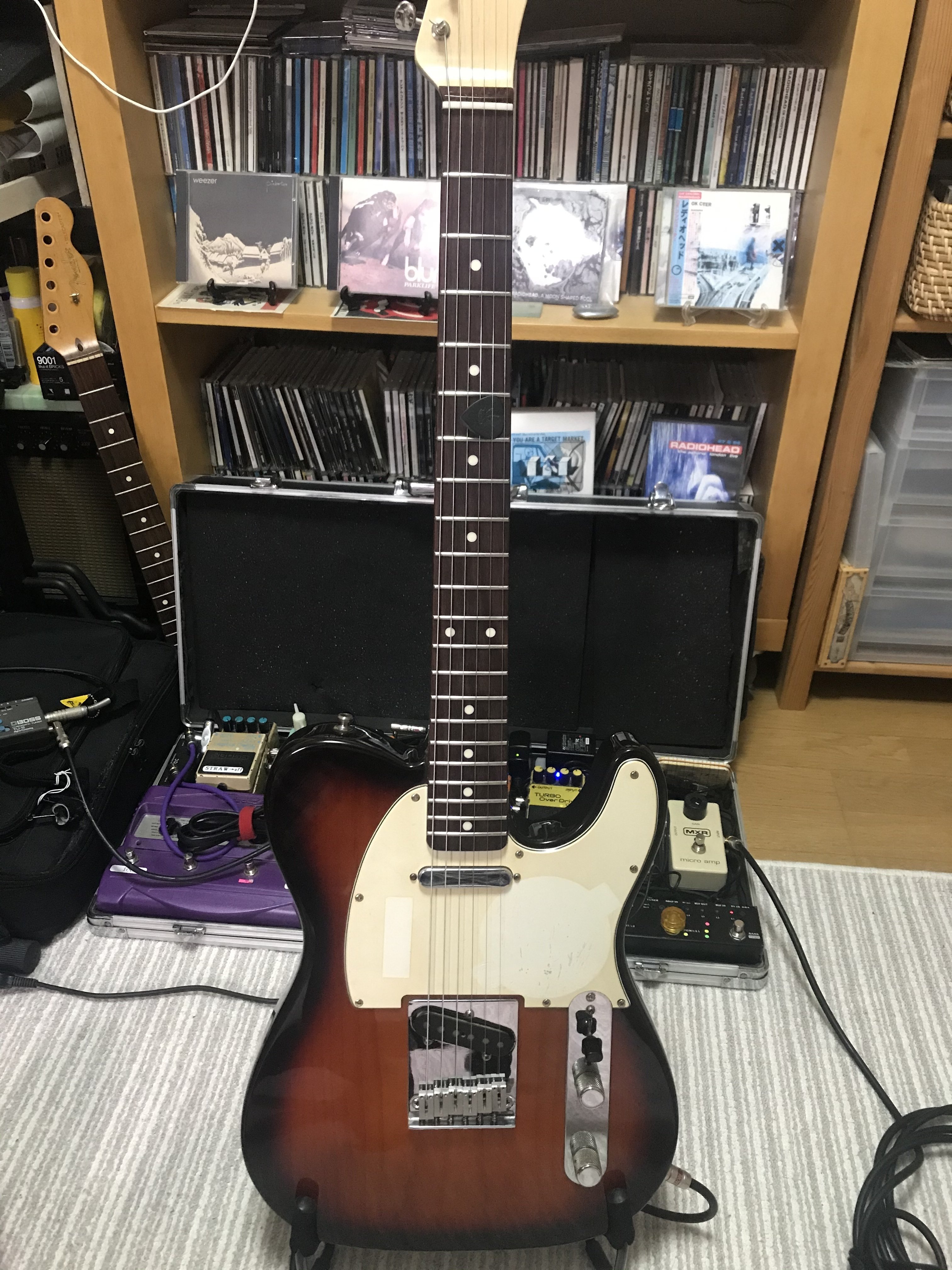 radiohead ジョニーグリーンウッド風 テレキャスターピックガード radiohead ジョニーグリーンウッド風 テレキャスター