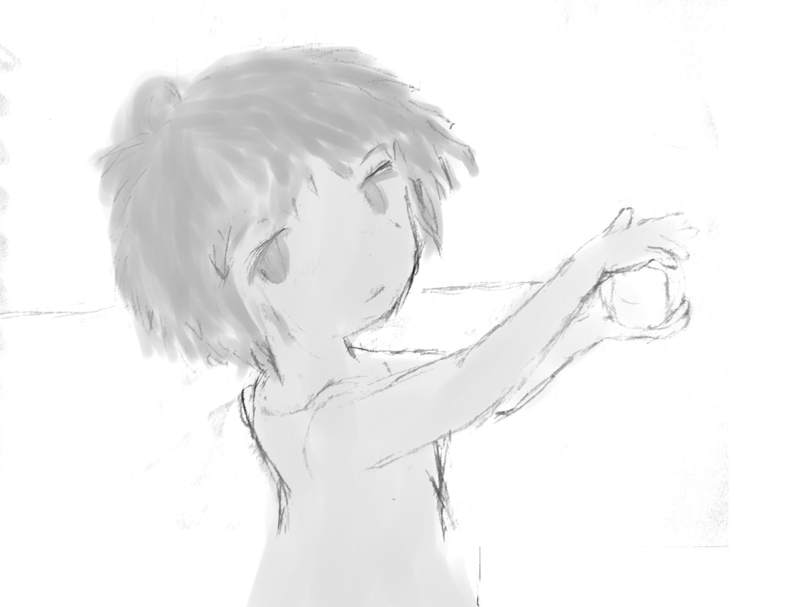 おにぎり イラスト制作途中 Mizuki Note