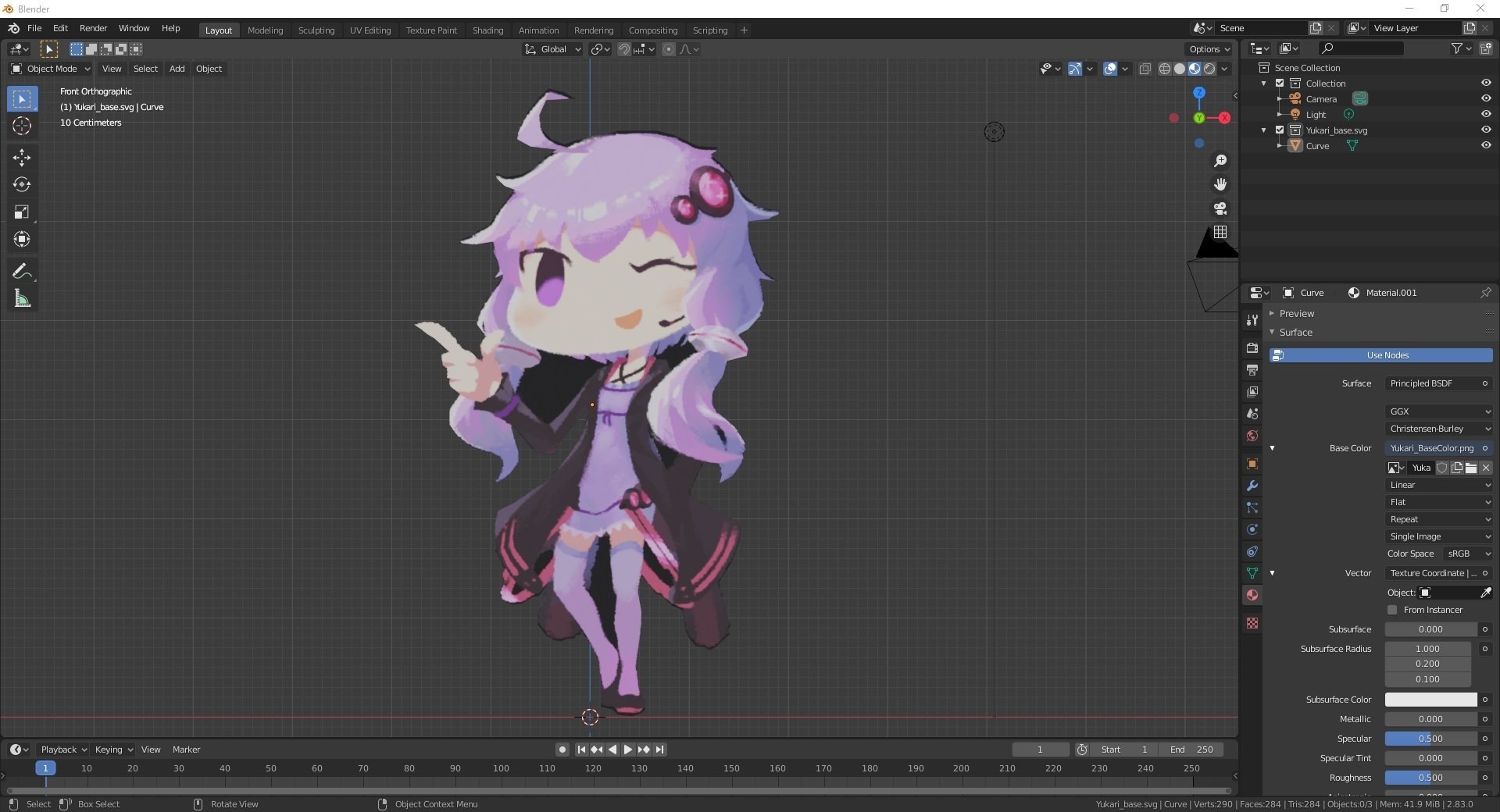 画像をsvgに書き出してblenderに貼り付け フチヌロー Note
