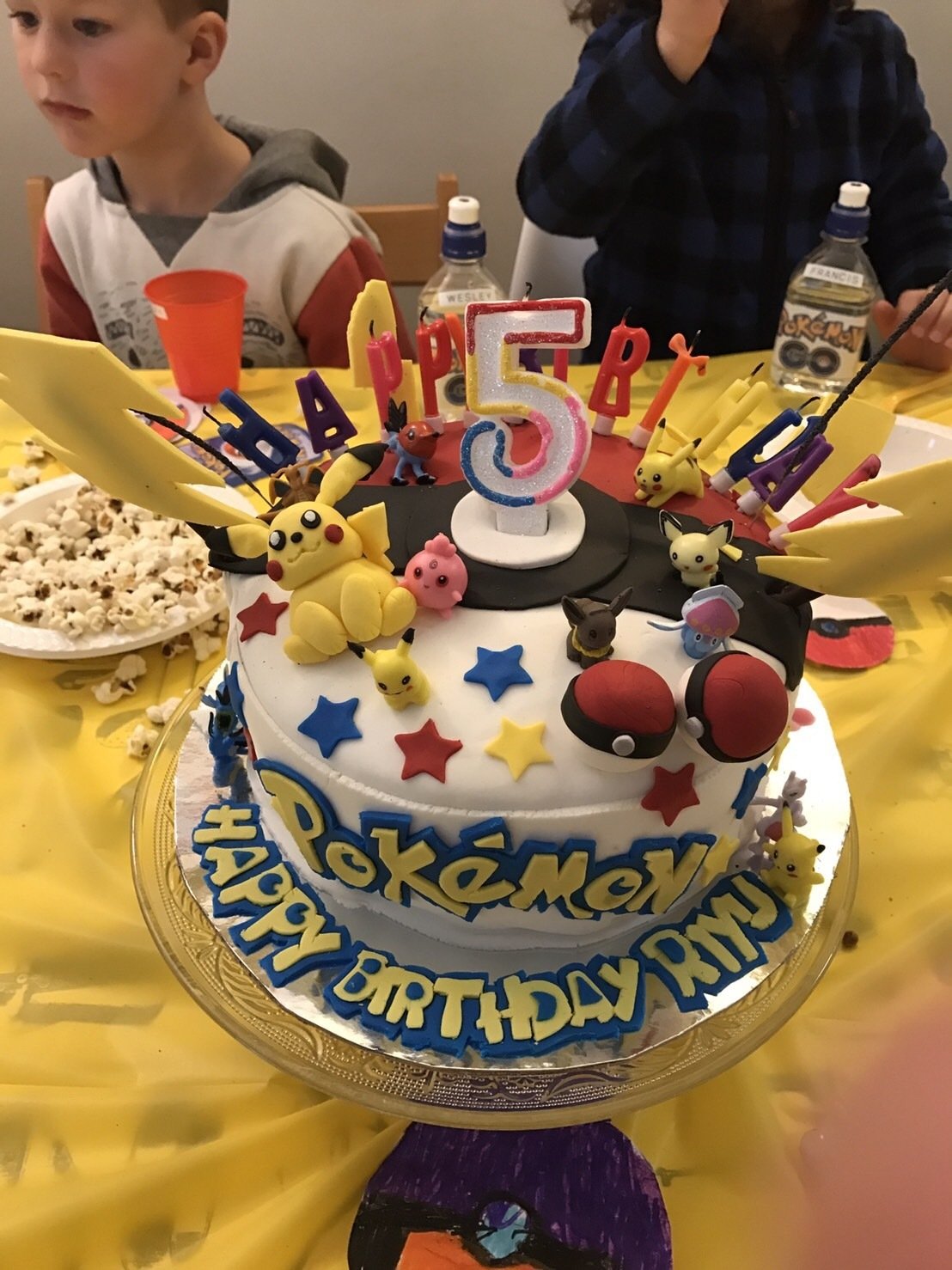 ポケモン手作り誕生日ケーキ モンブラン Note