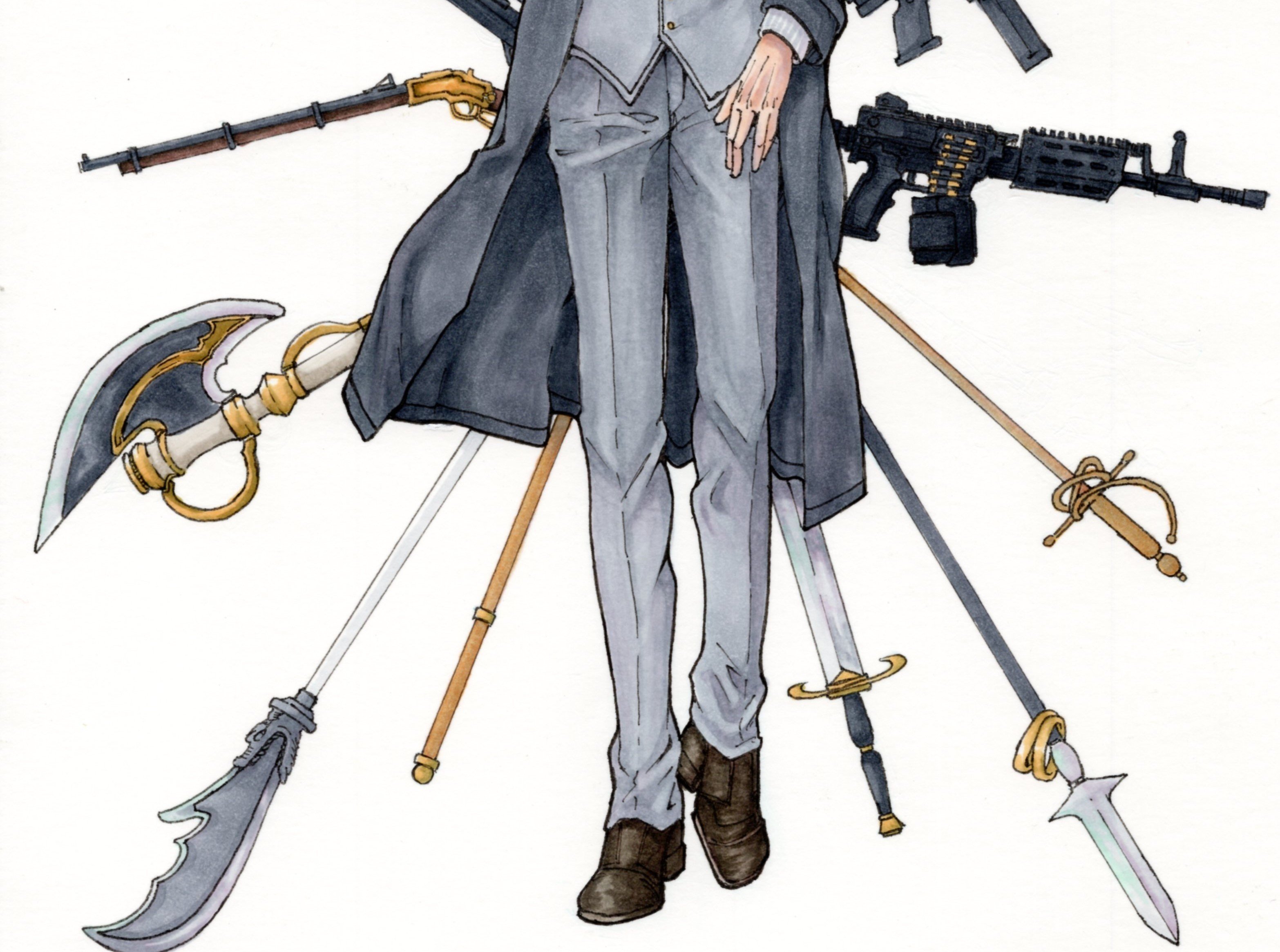 武器を調べまくったイラスト 港 Note 武器を調べまくったイラスト 港 Note