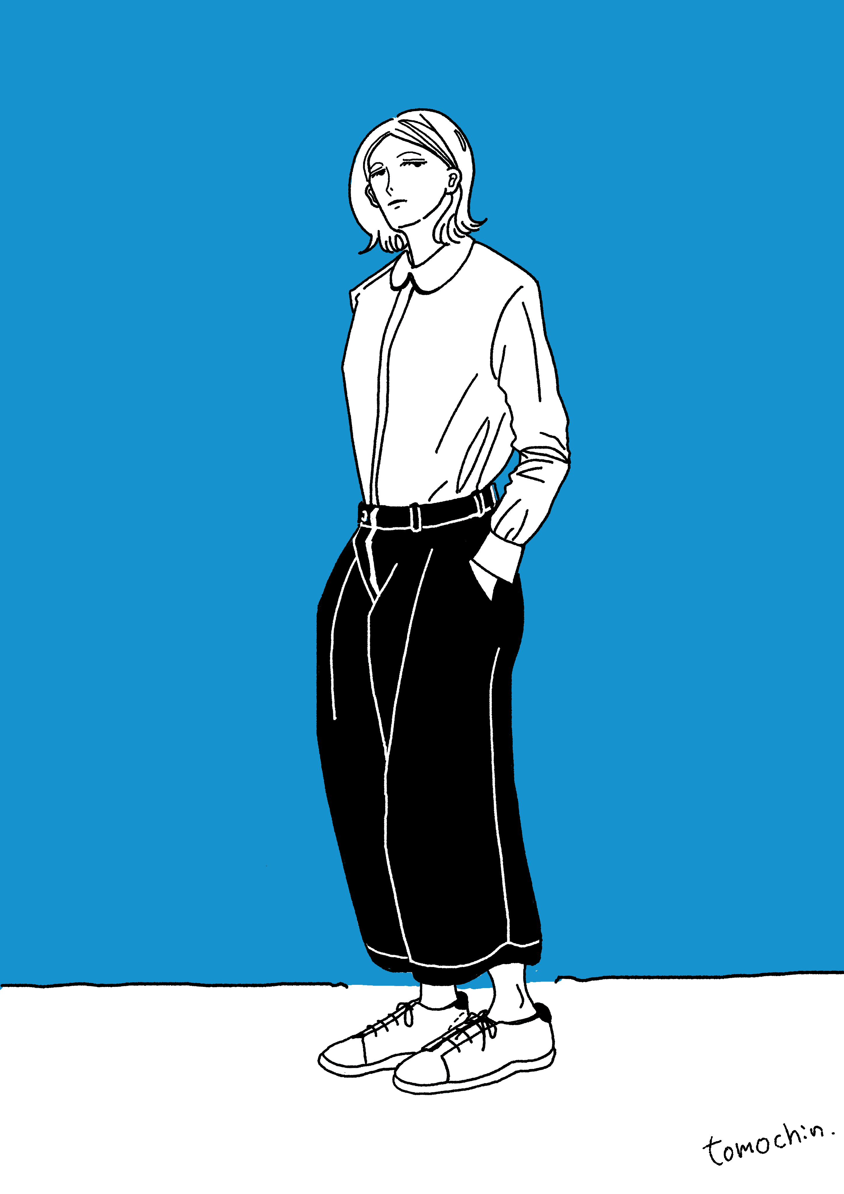 ほぼ毎日漫画のために人を描く練習と色塗りが苦手なので克服したい練習３日目 ともちん Note