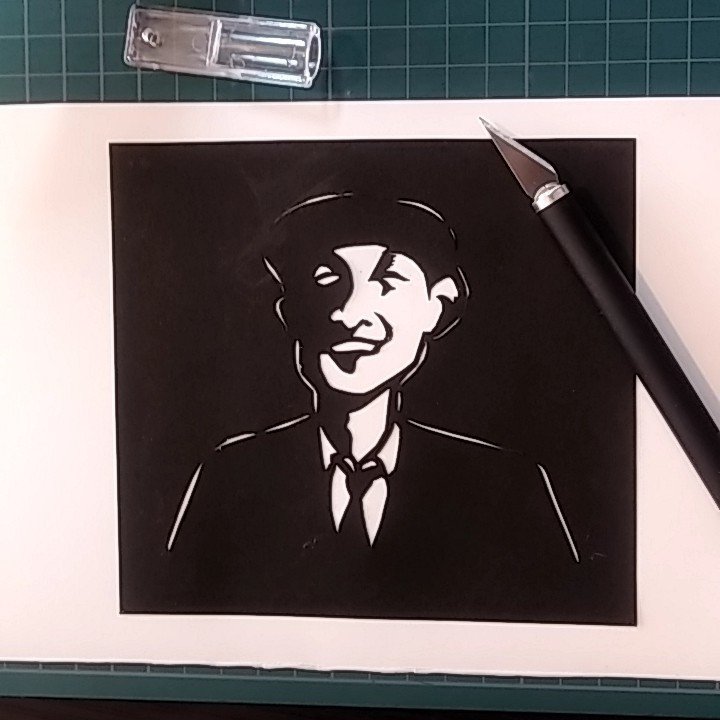 切り絵の投稿始めます Pan Note