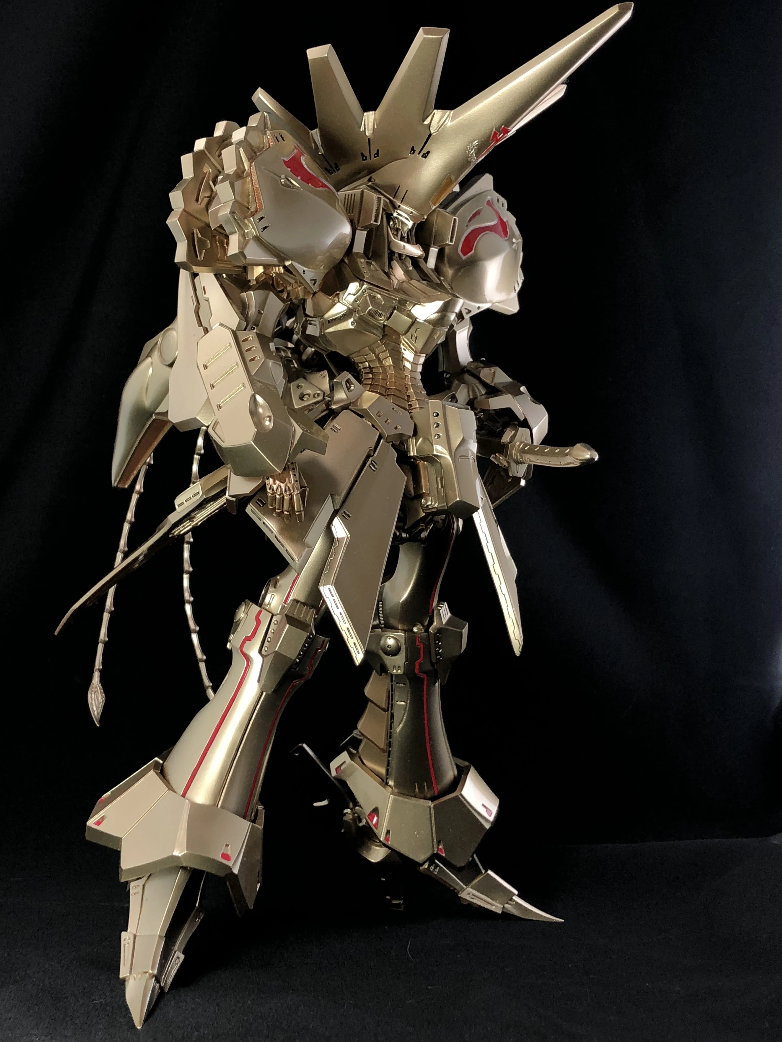 ボークス『HSGK 1/100 KNIGHT of GOLD A-T』完成写真｜May dé Garage