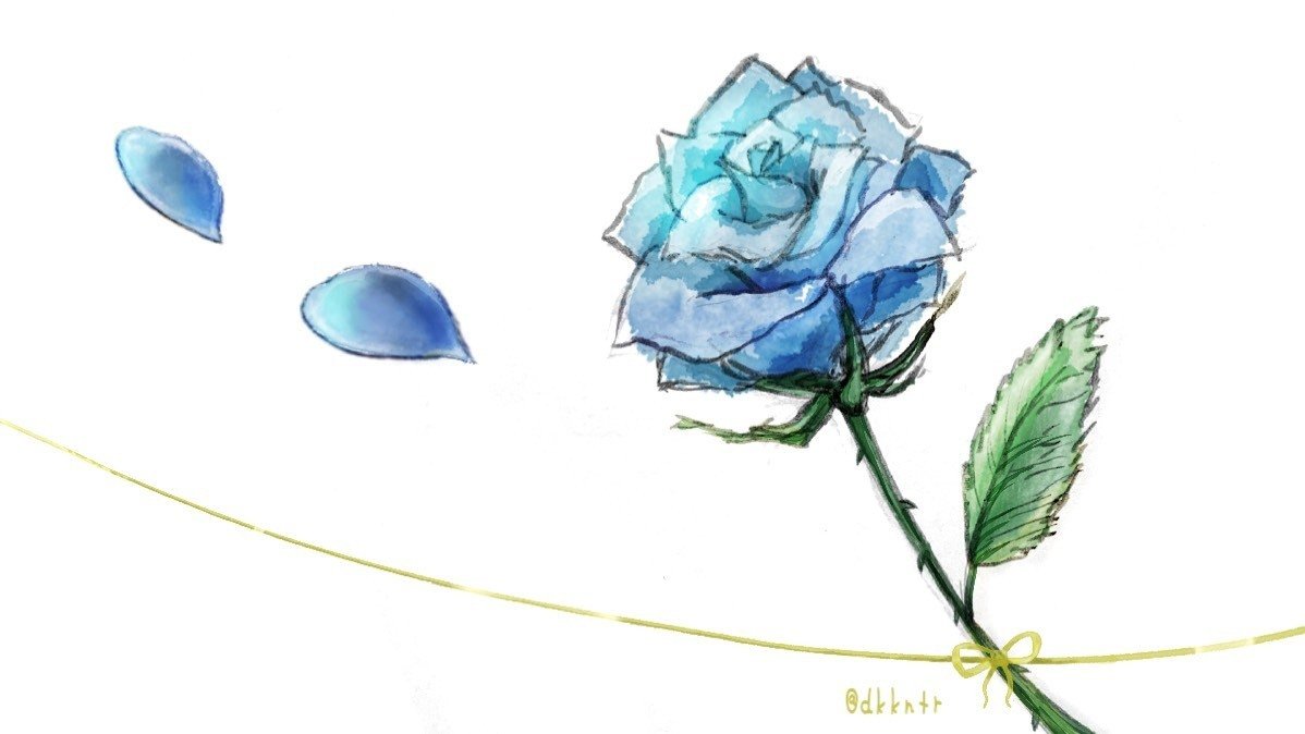 青 薔薇 花 言葉
