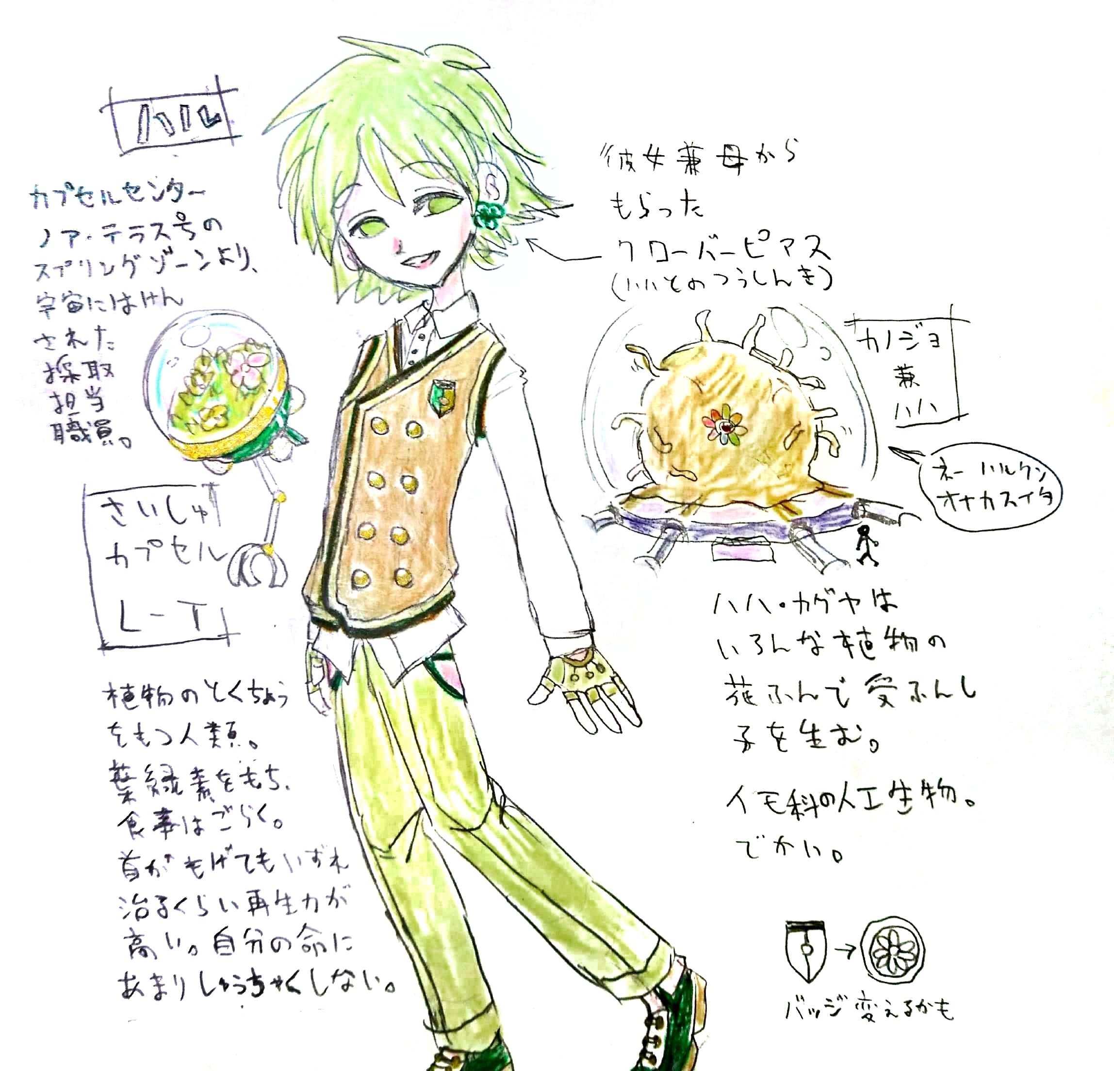 ハルとカグヤ イラスト Aru Note