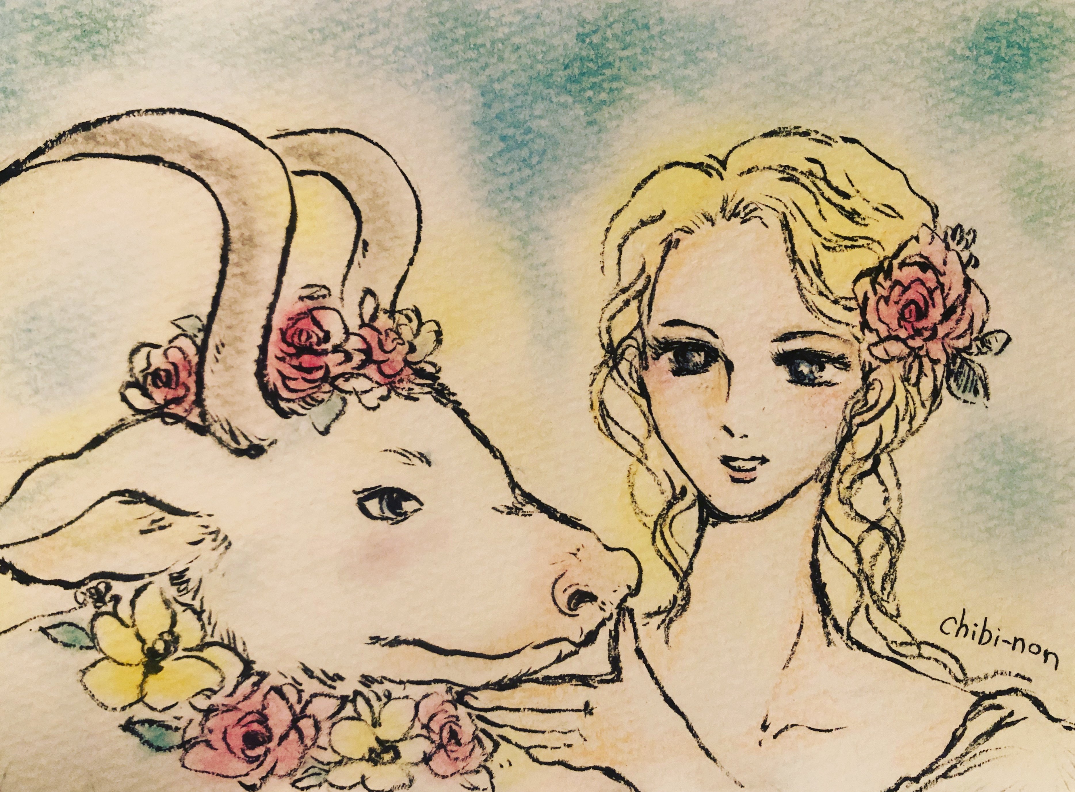 牡牛座の神話 ゼウスとエウロペ姫 ちびのん カラフルぽけっと Note 牡牛座の神話 ゼウスとエウロペ姫 ちびのん カラフルぽけっと Note