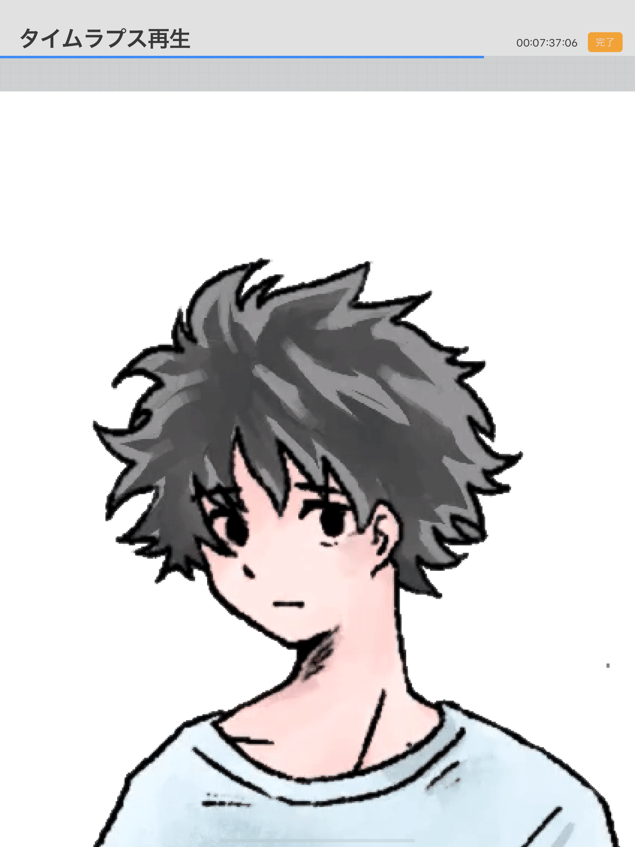 ヒロアカ 7時間 デク君を描いた 厚塗りメイキング いお お絵描き Note