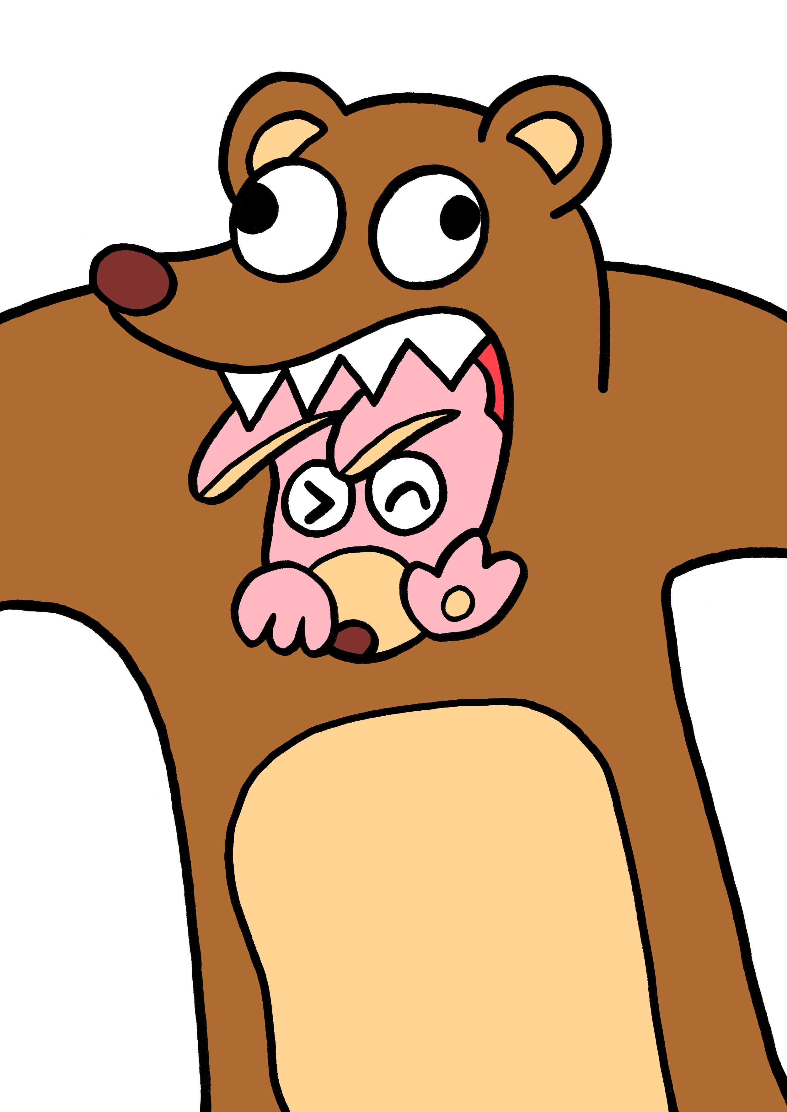 今日のイラスト131 食べられちゃった 矢本マヒロ Note 今日のイラスト131 食べられちゃった 矢本マヒロ Note