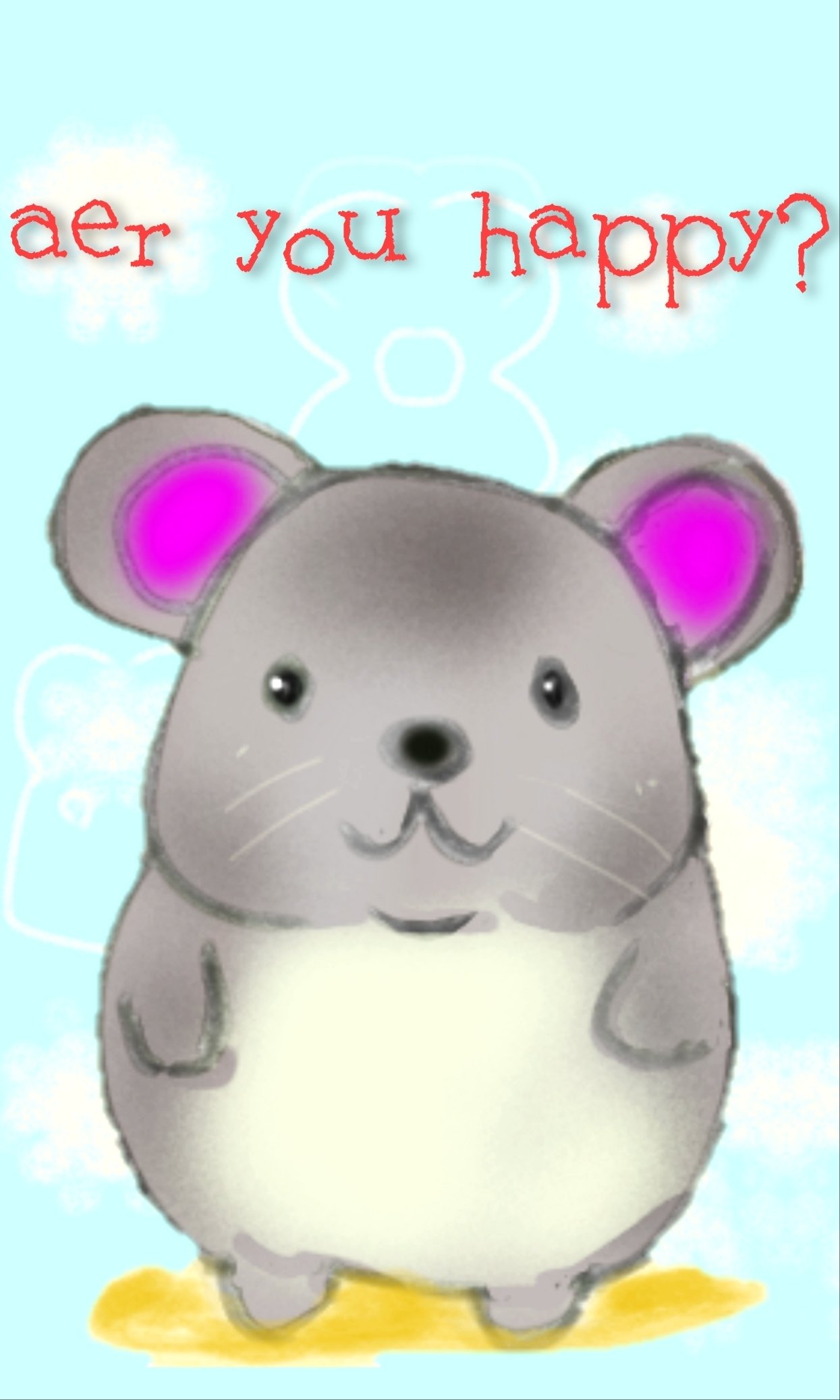 チンチラのイラスト Teamインテリオール福島 Note