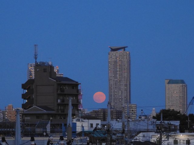 空日記 10 31 夕焼け富士山とブルームーン Waiwai Note 空日記 10 31 夕焼け富士山とブルームーン Waiwai Note