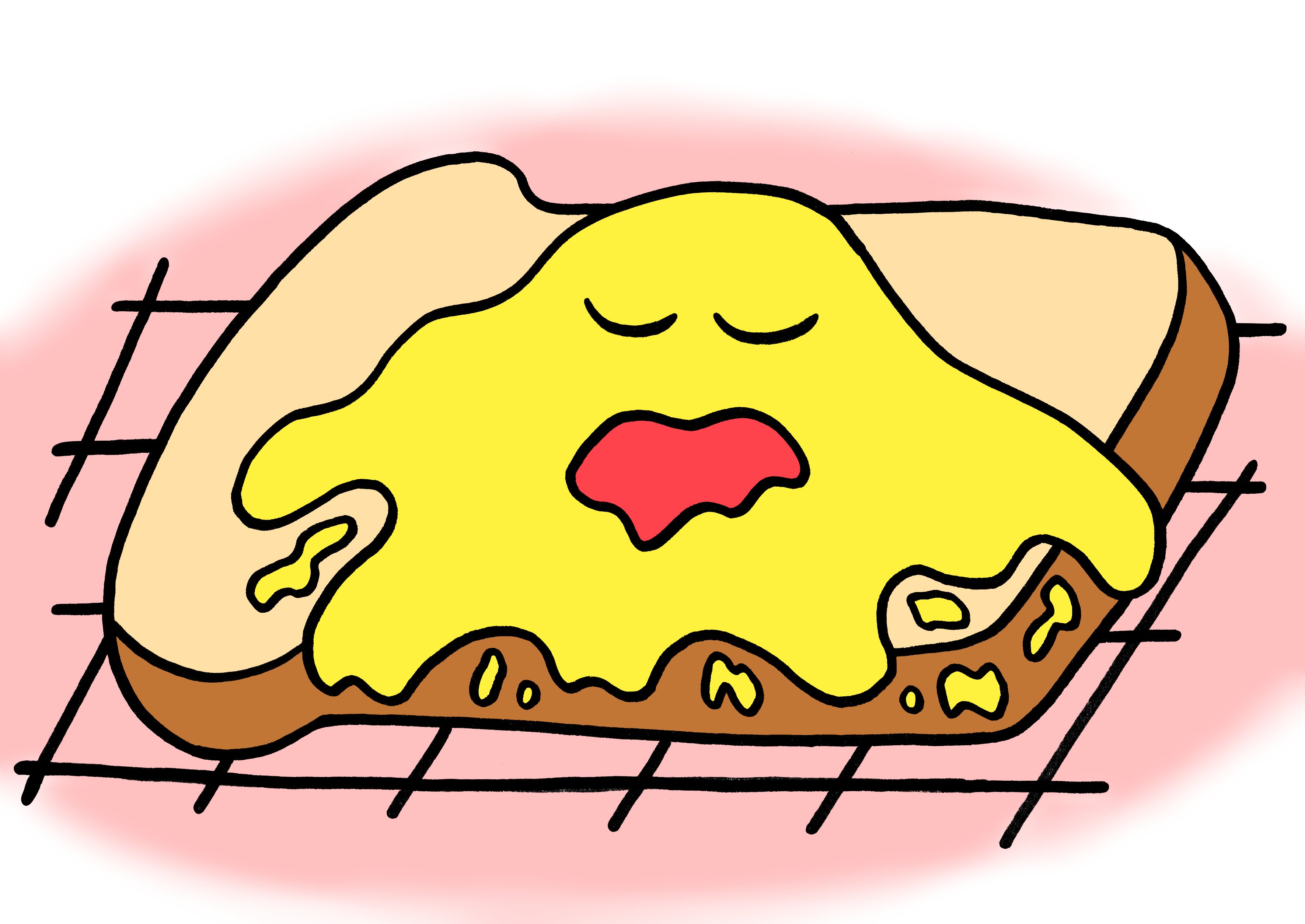 今日のイラスト135 だらけるチーズ 矢本マヒロ Note 今日のイラスト135 だらけるチーズ 矢本マヒロ Note