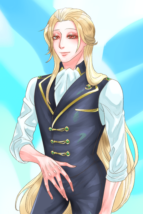 創作bl小説 息子を欲するあまり悪魔に身を堕としたお父様 のキャライラスト にらろーる 人外創作bl小説 イラスト Note