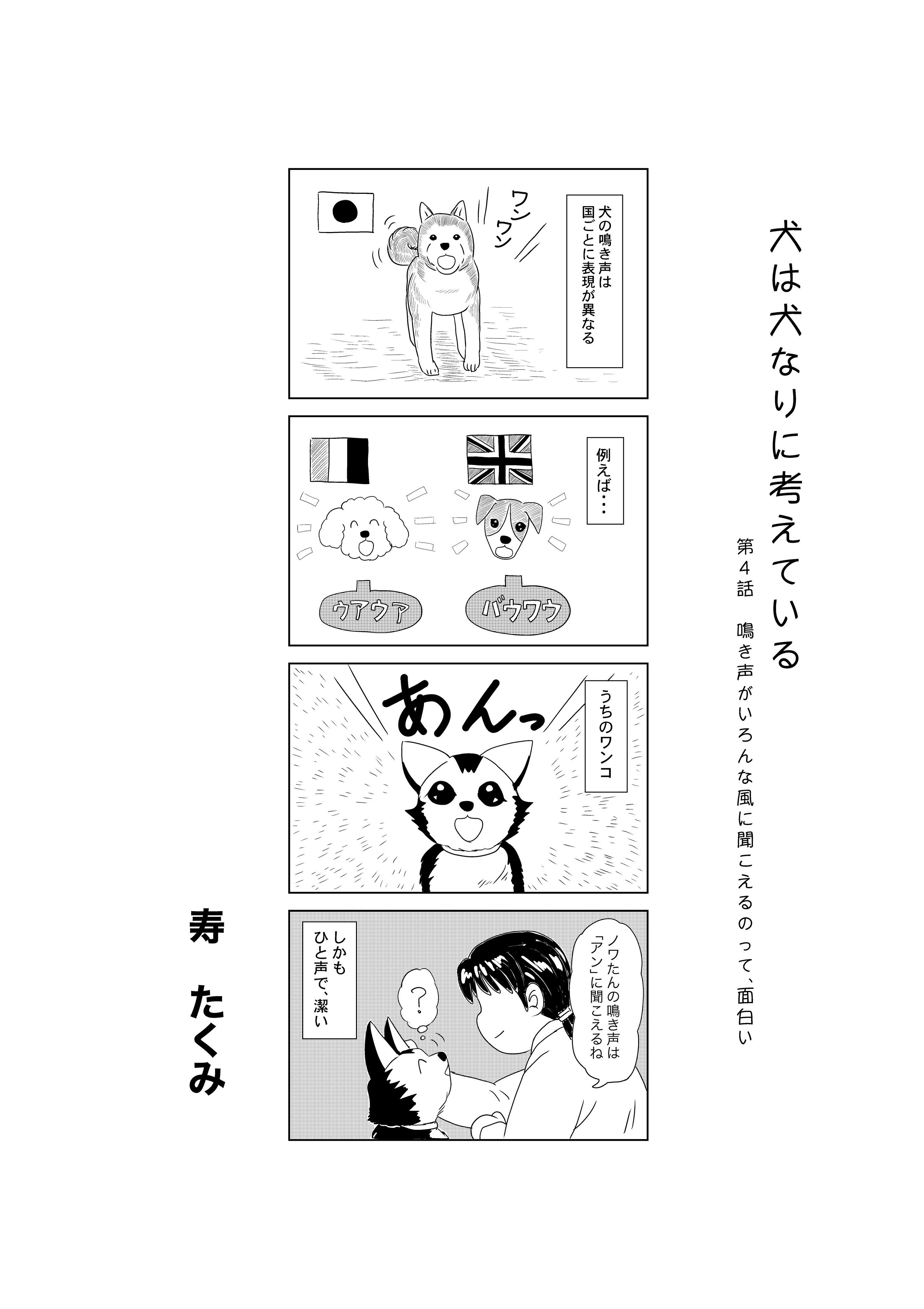 犬は犬なりに考えている チワワ ノワたんの日常 第4話 寿たくみの創作ノート Note 犬は犬なりに考えている チワワ ノワたんの日常 第4話 寿たくみの創作ノート Note