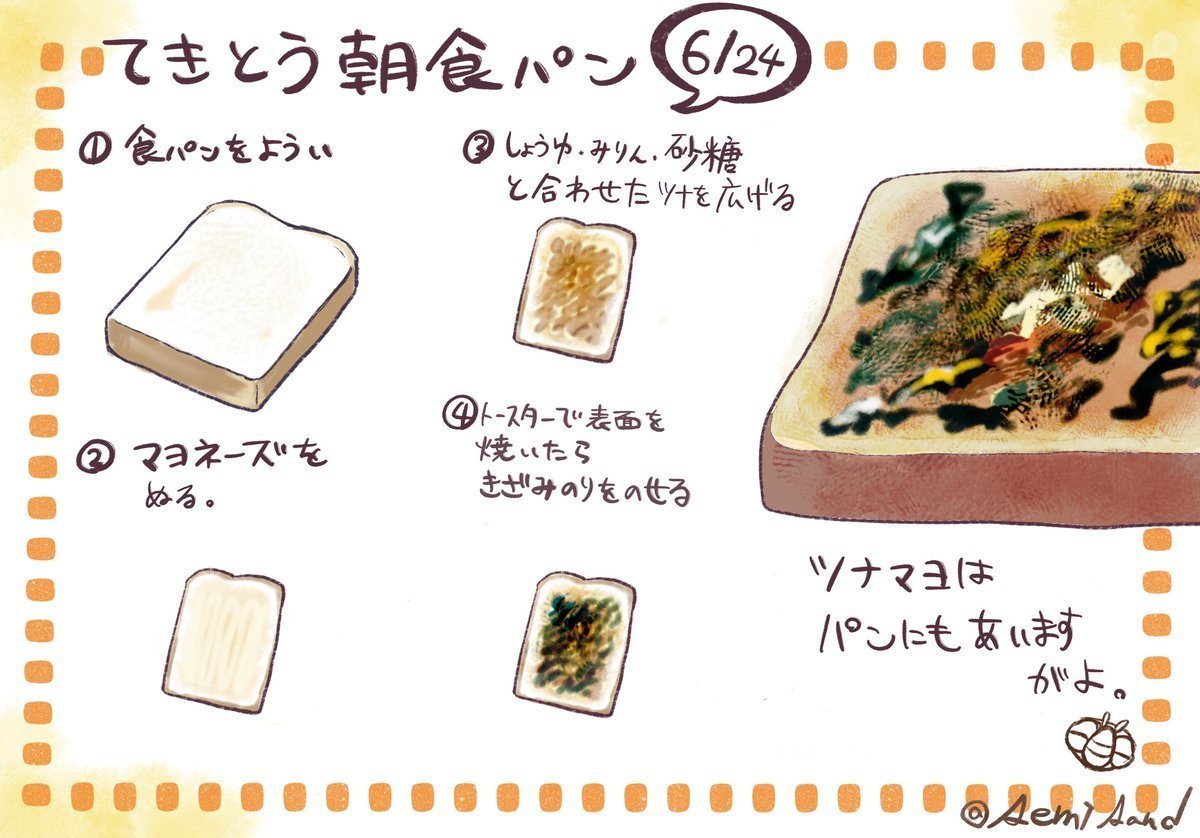 てきとう朝食パンまとめ バーチャルぱん工房の蝉サンド Note てきとう朝食パンまとめ バーチャルぱん工房の蝉サンド Note