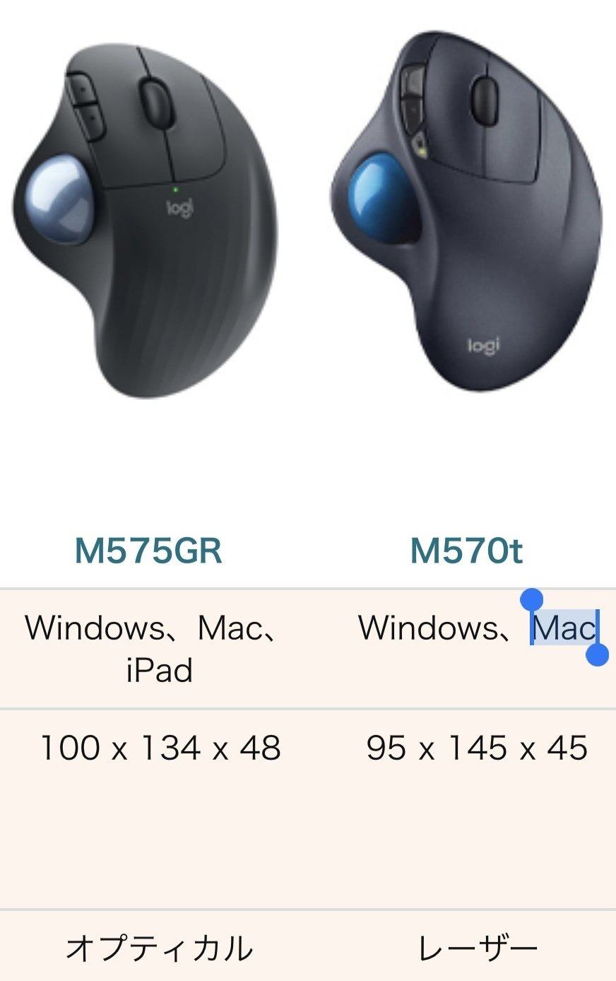 ひとりごと Logicool M575 色選び 遊月 Note