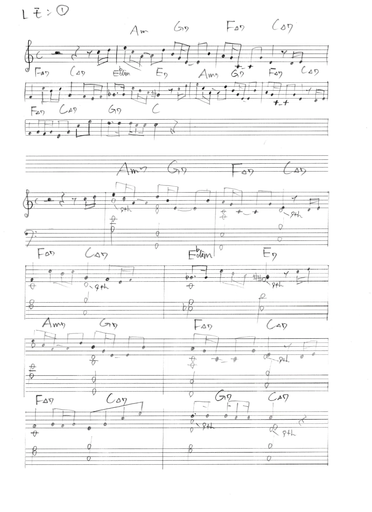 Lemon Moonriver 星に願いを 両手でコードをおさえる譜面 例 Naturalpianoman Note Lemon Moonriver 星に願いを 両手でコードをおさえる譜面 例 Naturalpianoman Note