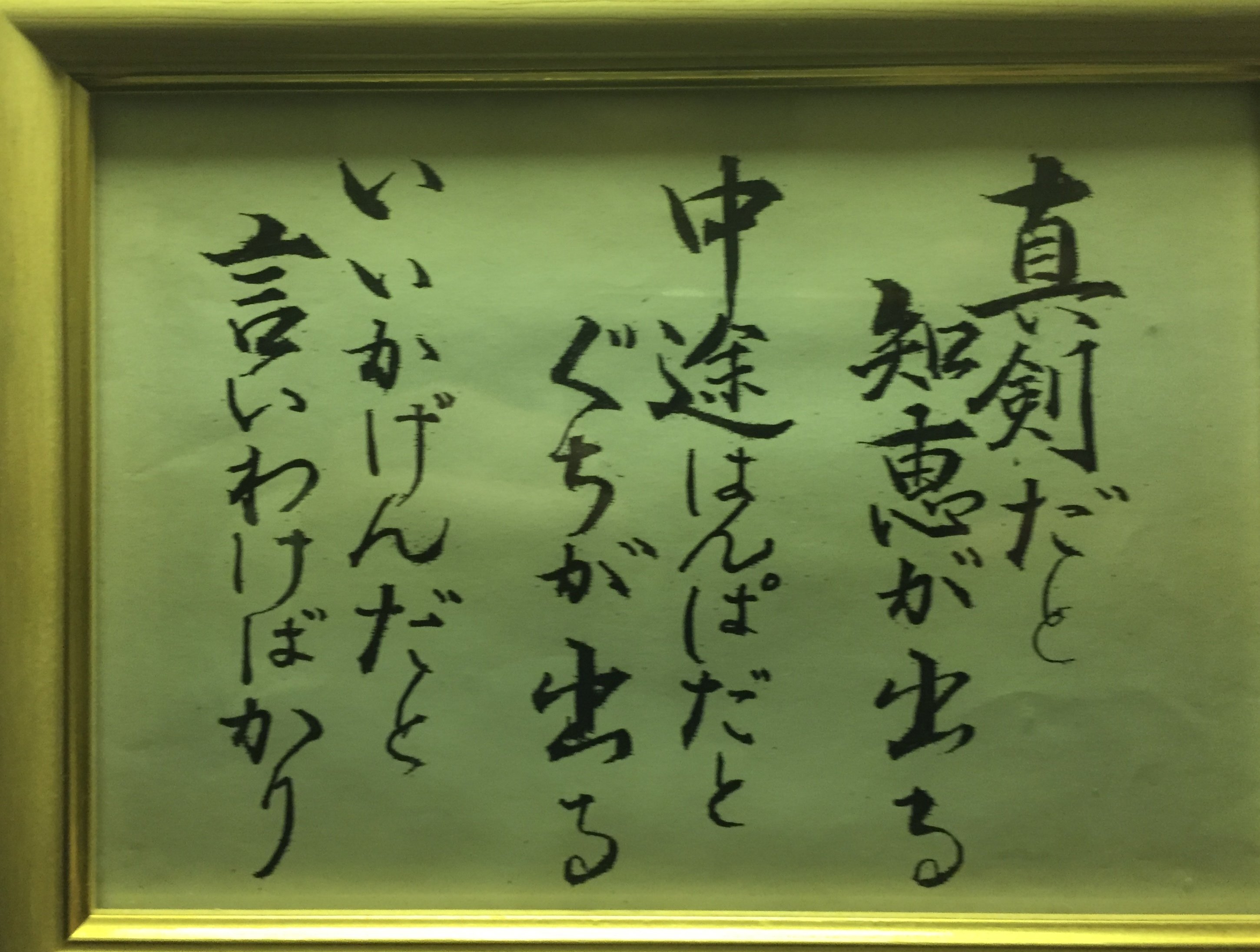 真剣だけど ぐちと言い訳ばかりは Polaris Note