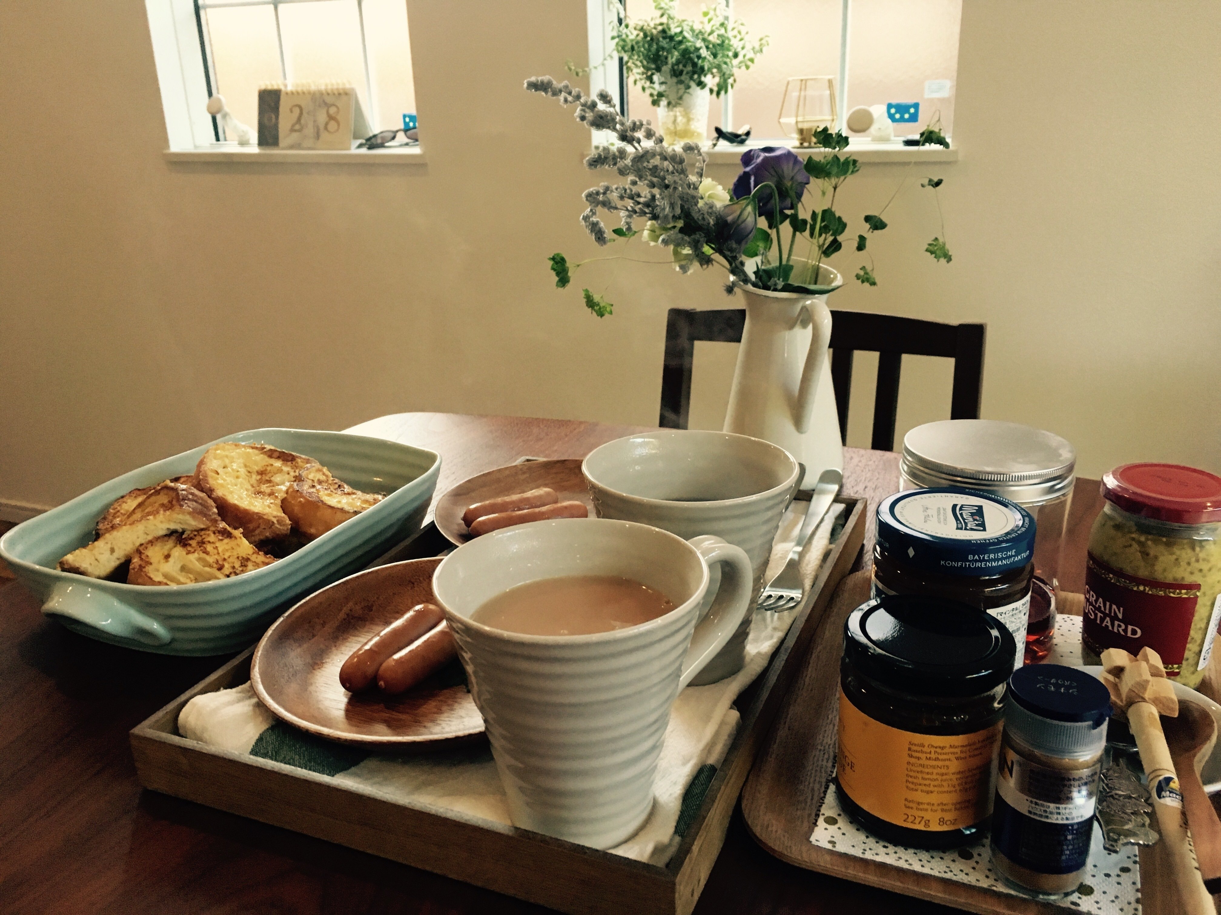 英国かぶれ 快適生活 休日の朝食 至福のフレンチトースト クリストファー伯爵の写真日記 Note