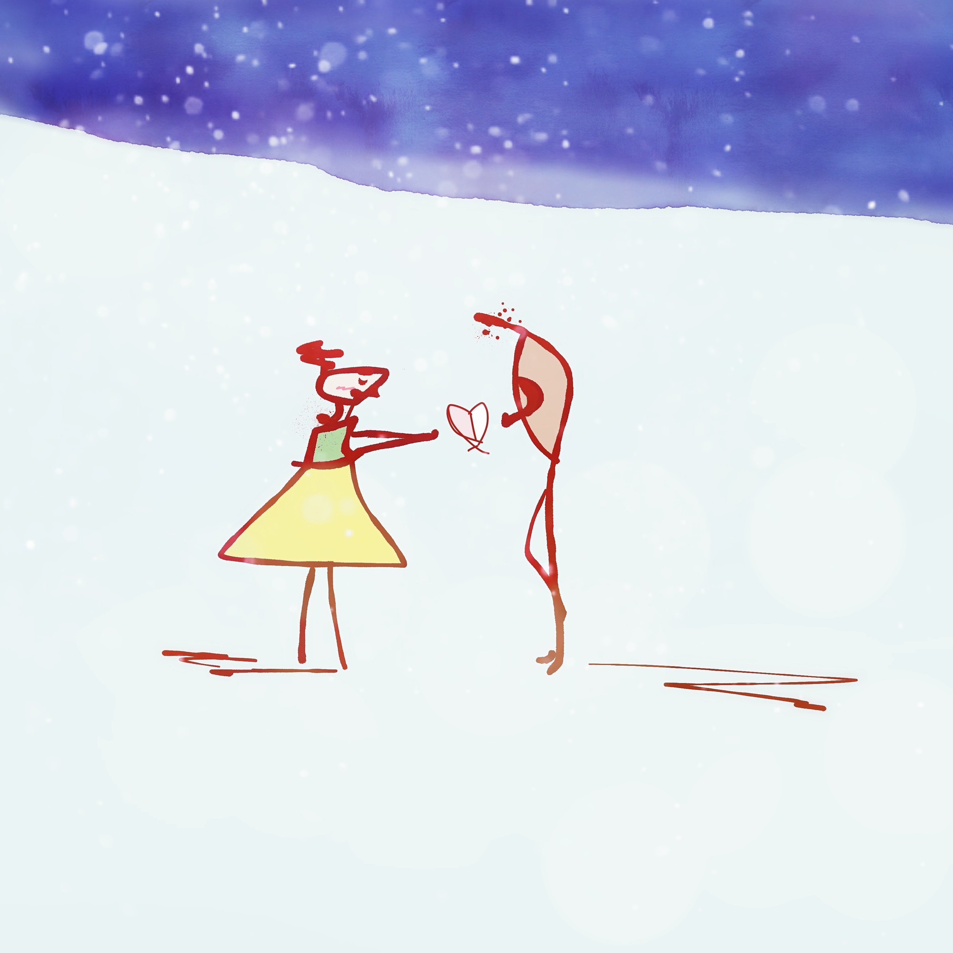 デジタルイラスト 白い恋人たち 森野ニコラ Note デジタルイラスト 白い恋人たち 森野ニコラ Note