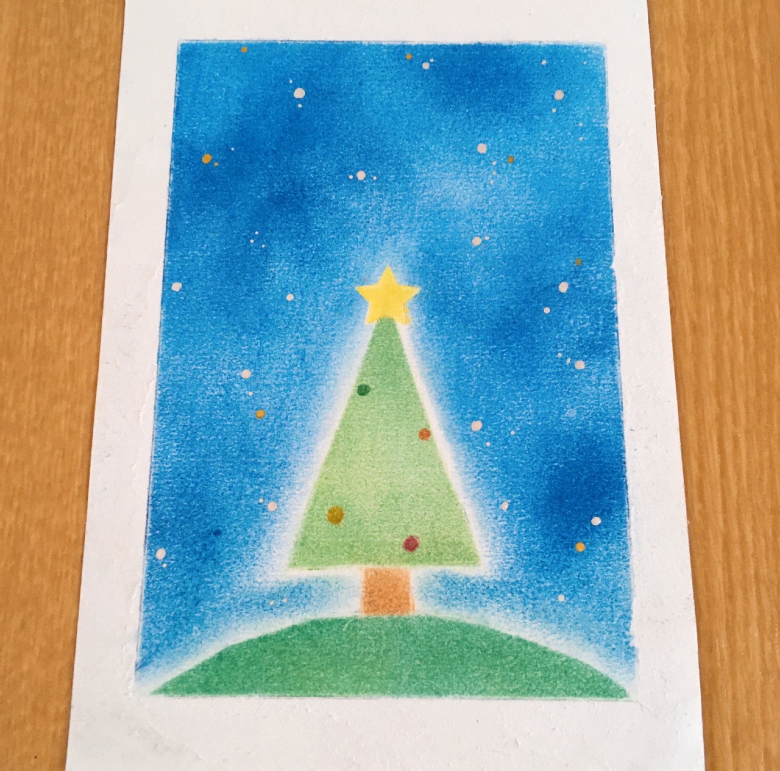 パステルアートクリスマスツリー ツキ Note パステルアートクリスマスツリー ツキ Note