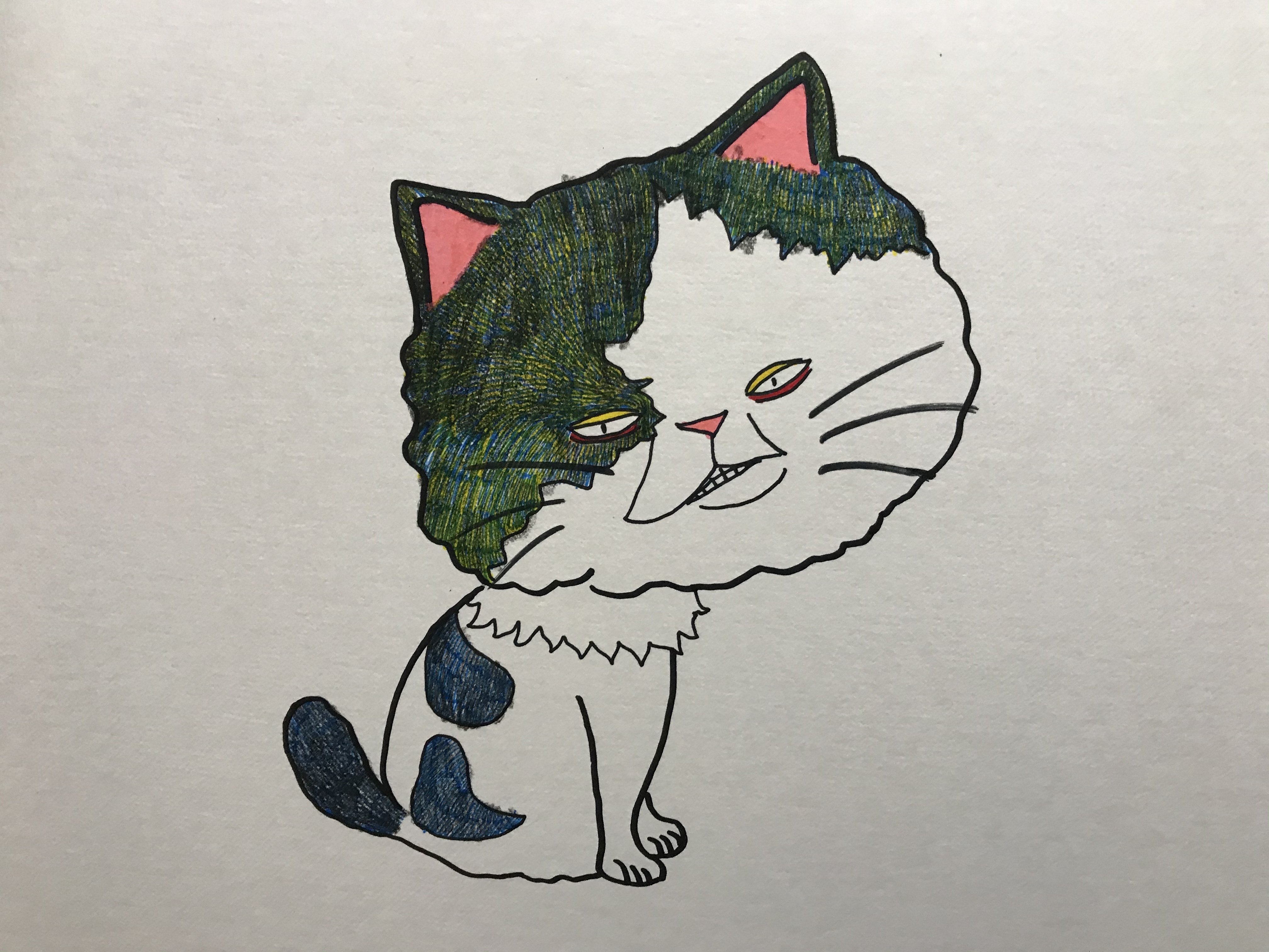 シュールな猫のイラスト 12 5 ココ次郎 Note