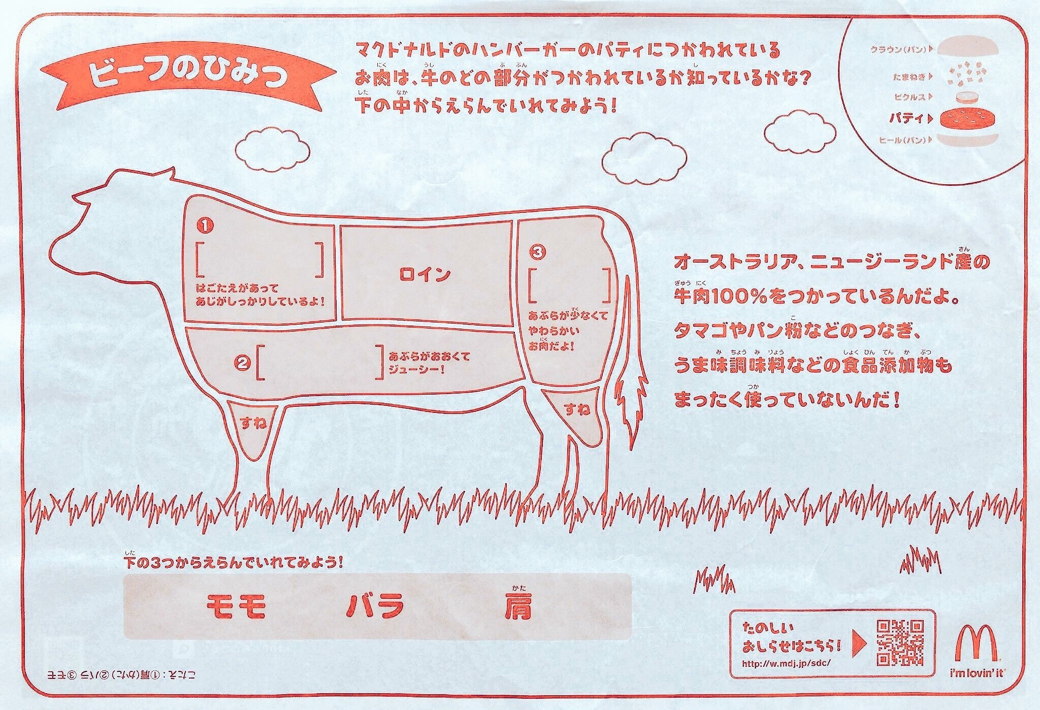 マクドナルドで お肉の部位 をお勉強 ホルモンもい将 Moisho Note マクドナルドで お肉の部位 をお勉強 ホルモンもい将 Moisho Note