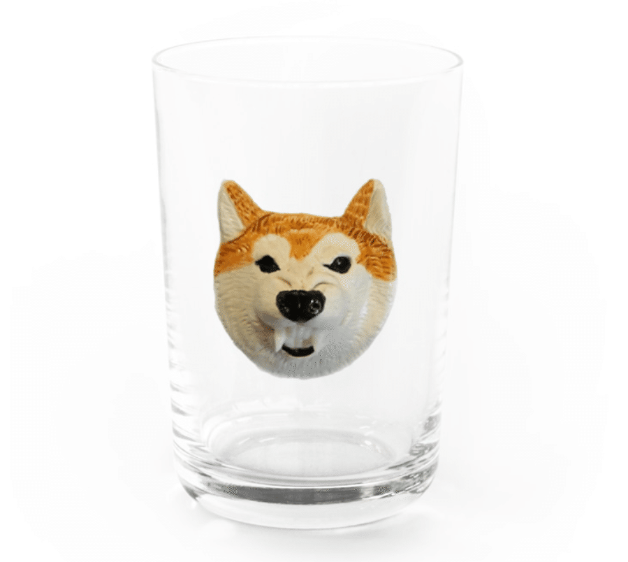 ムキっ歯柴犬グラス作りました さるわたり Note ムキっ歯柴犬グラス作りました さるわたり Note
