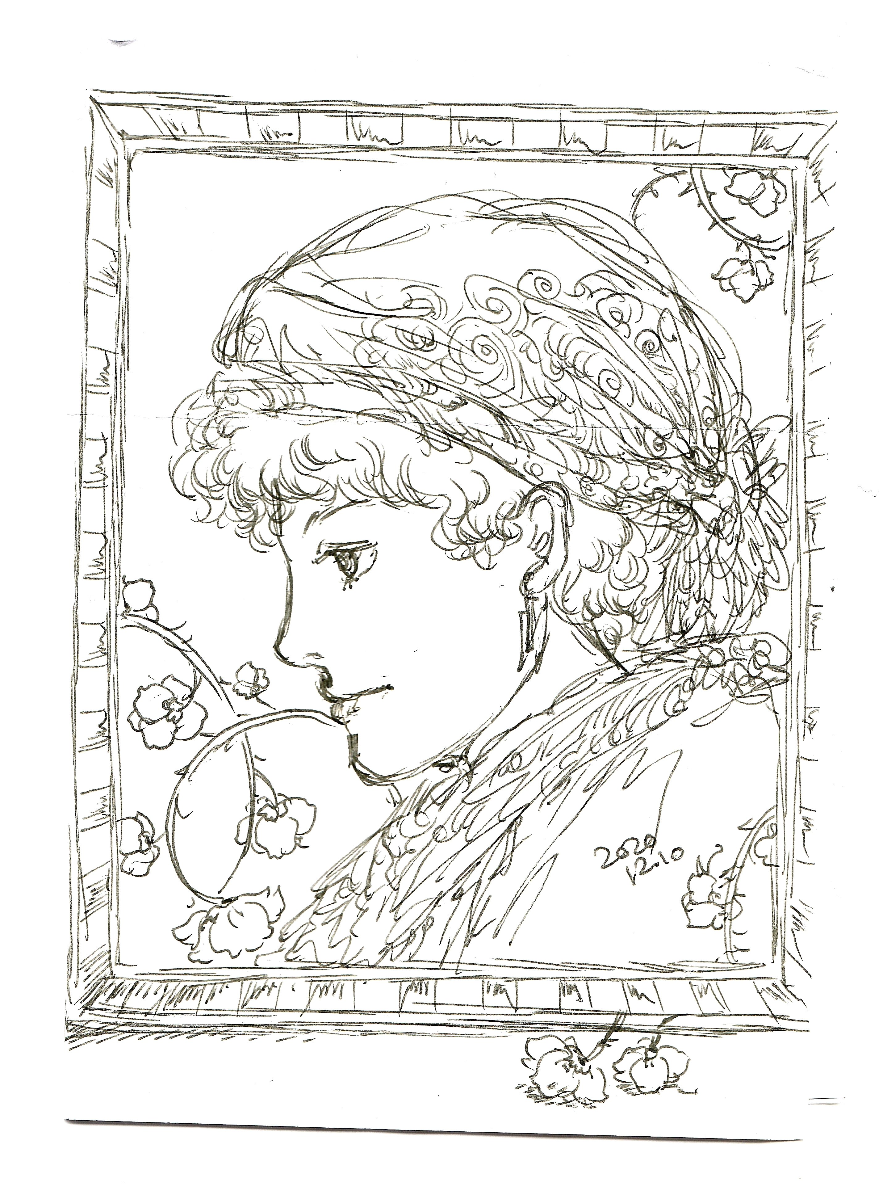 プリントの裏手書きイラストその2 Oui N Note プリントの裏手書きイラストその2 Oui N Note
