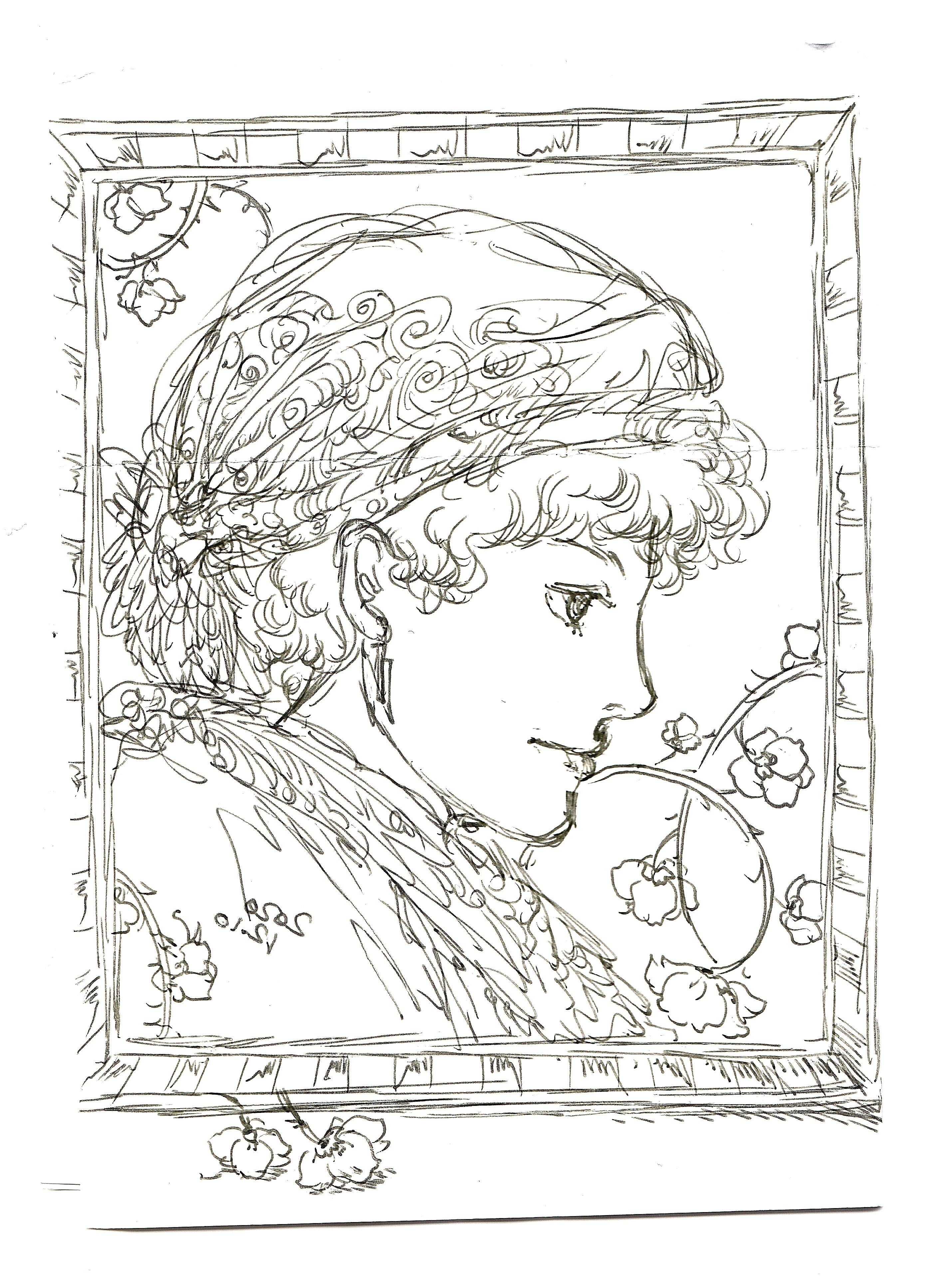 プリントの裏手書きイラストその2 Oui N Note プリントの裏手書きイラストその2 Oui N Note