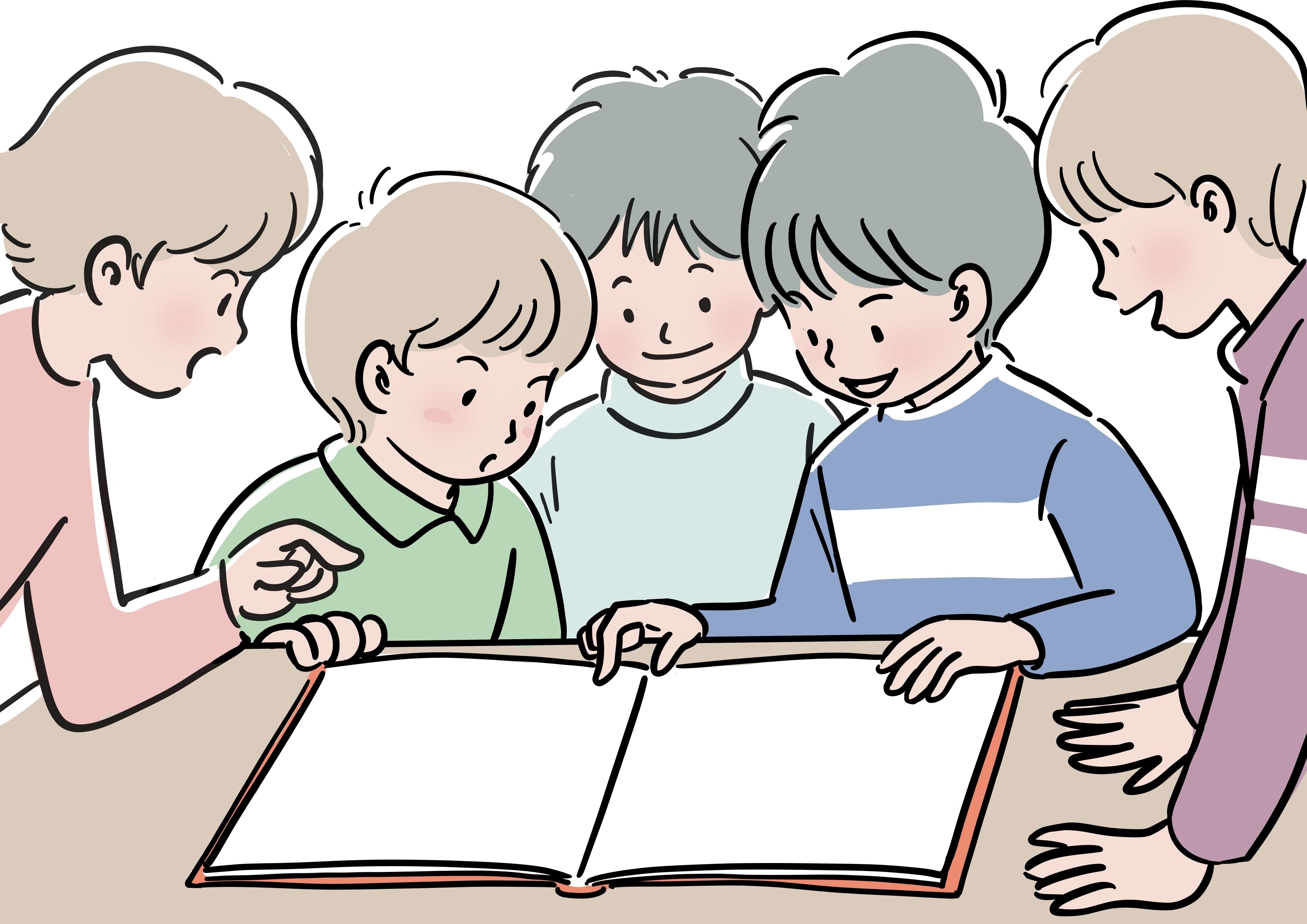 イラスト 絵本を見る子どもたち Rmia Note イラスト 絵本を見る子どもたち Rmia Note