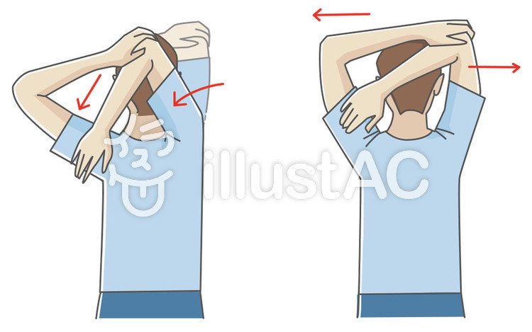 新作 イラスト素材 Illust Ac ストレッチ 男性版 イラスト素材 Drown By Kana Note