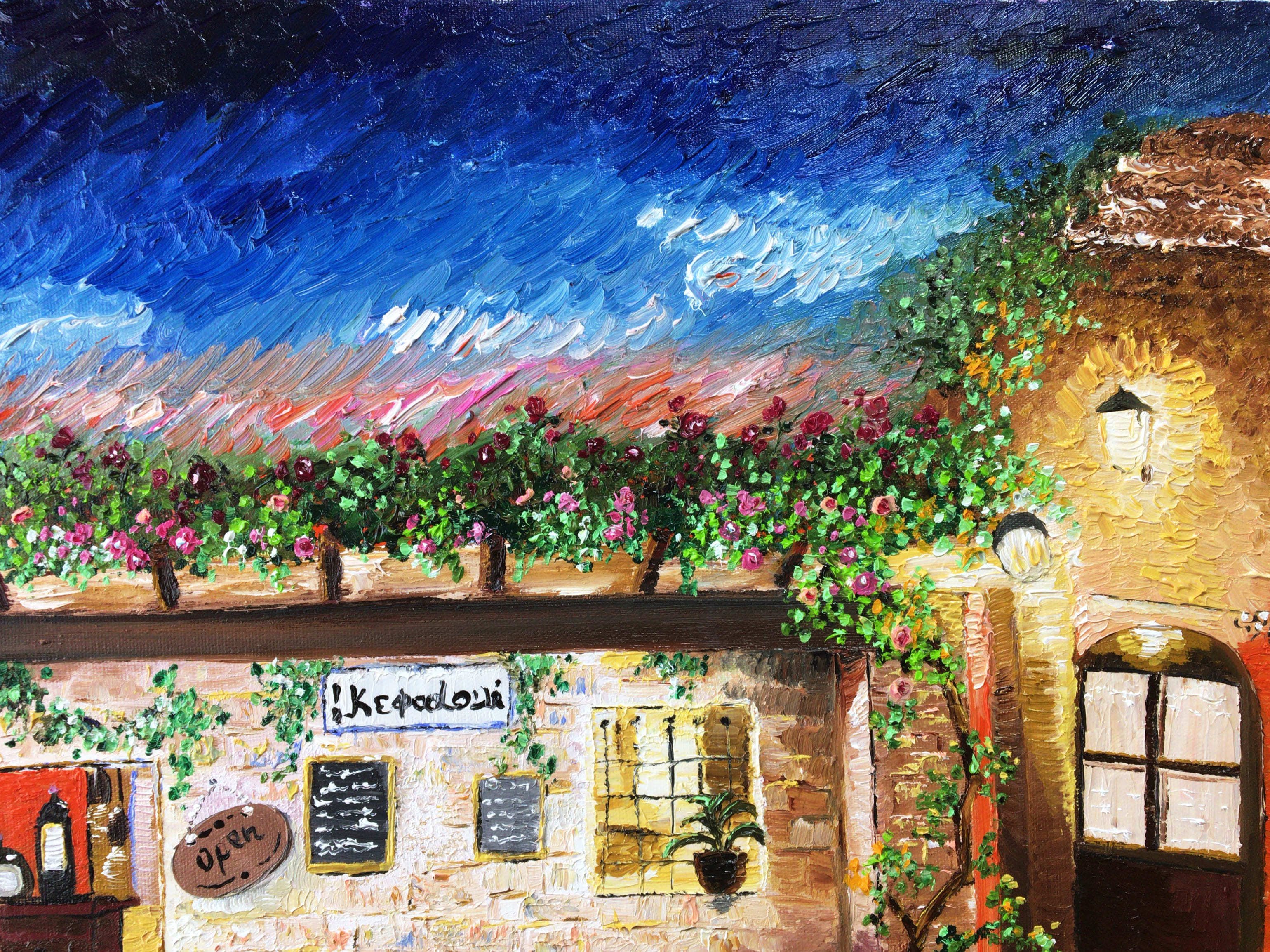 絵画 油彩 【ぼくのともだち】 絵画油彩【ぼくのともだち】