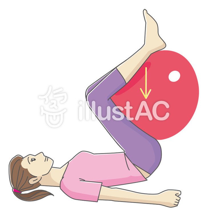 新イラスト素材 Illust Ac バランスボール イラスト素材 Drown By Kana Note