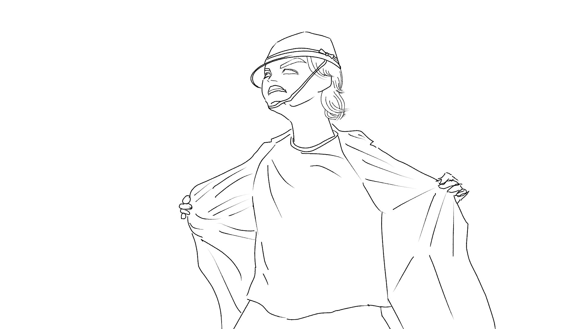 イラスト制作途中 もう何一つだって失いたくない 炎を歌う人 えさとし Esatoshi 絵描き ソロキャンプ Note