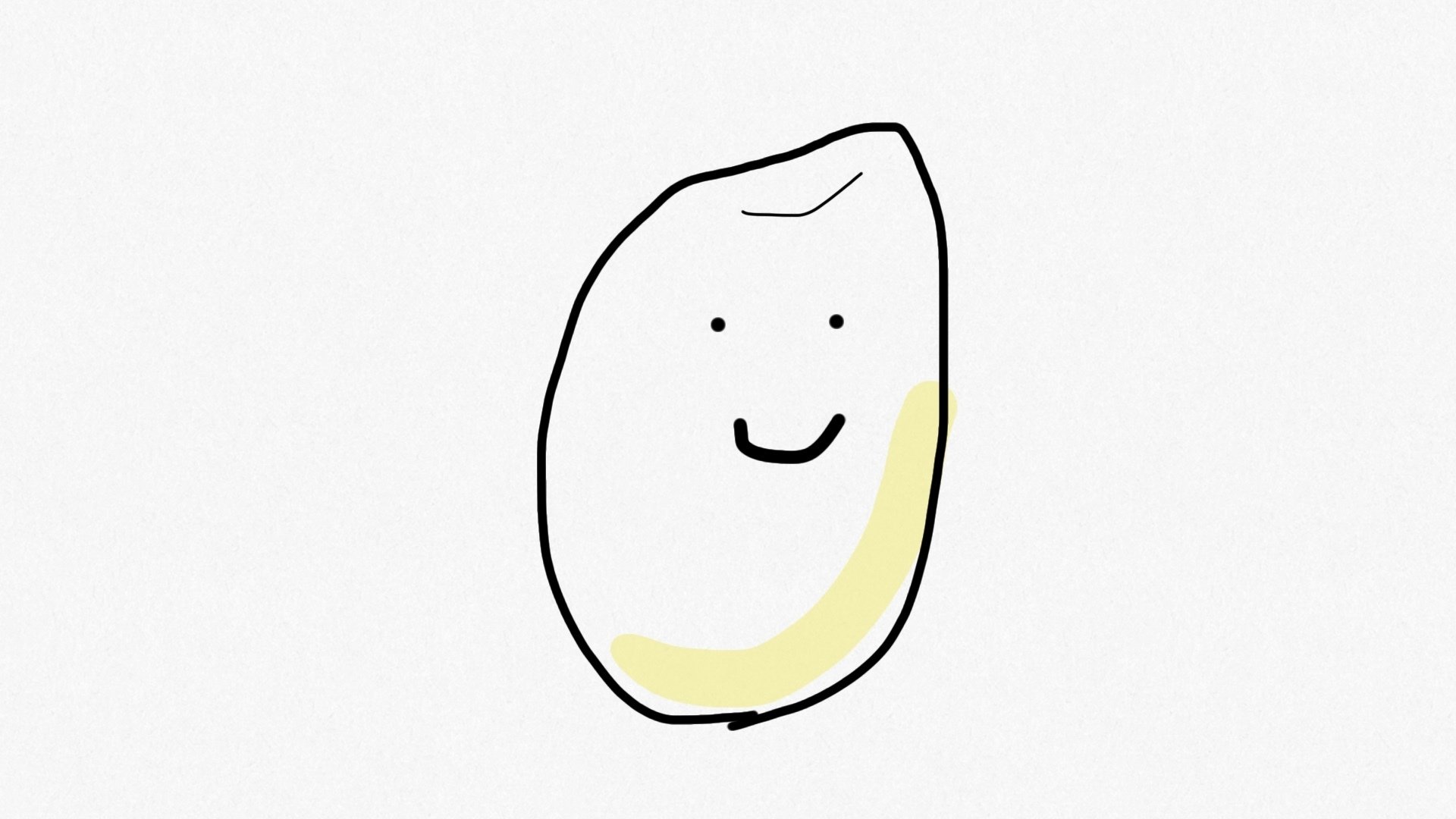 イラスト落書き ホクロとコメ Note