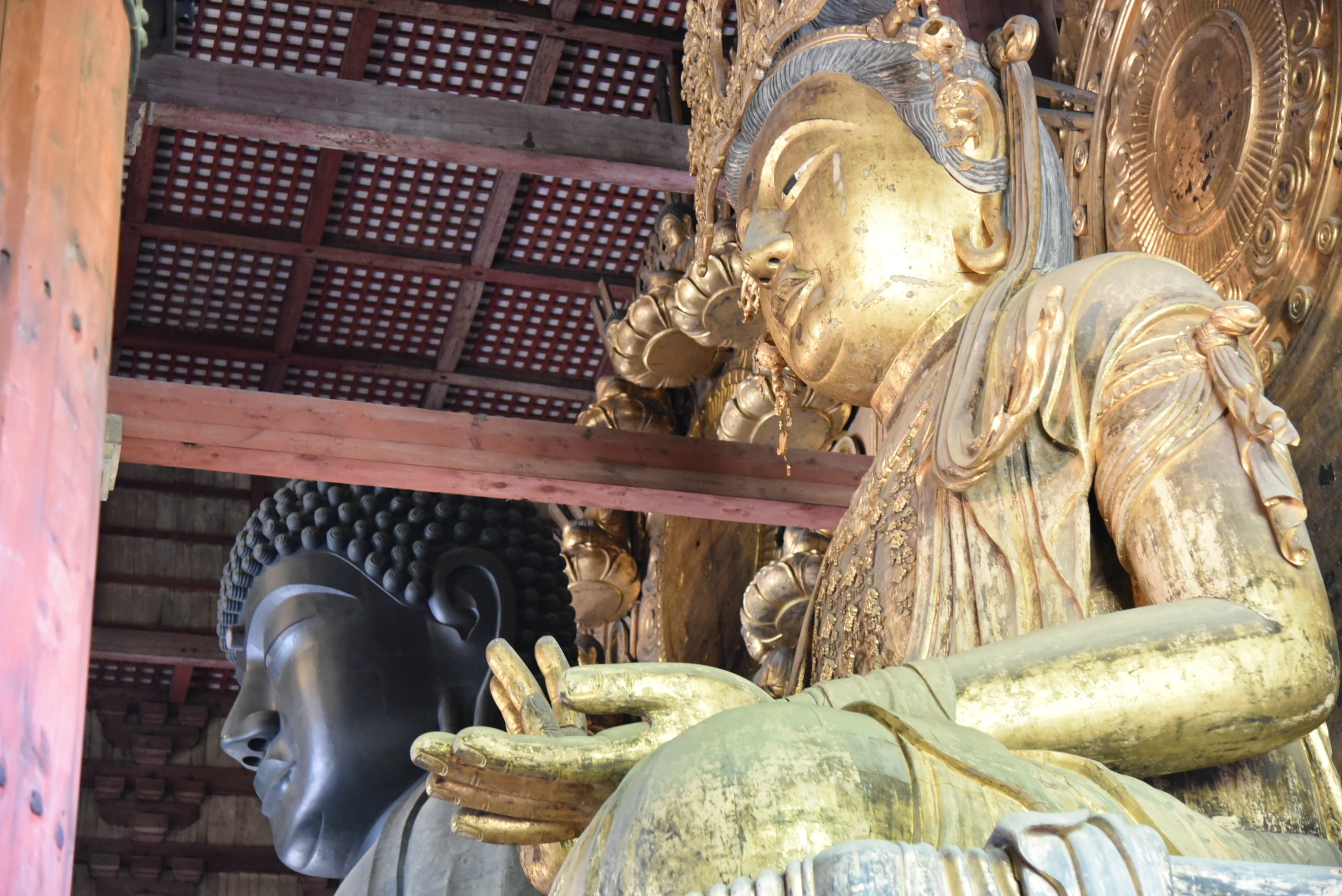 東大寺大仏殿本尊と左脇侍 Art And Movie Note 東大寺大仏殿本尊と左脇侍 Art And Movie Note