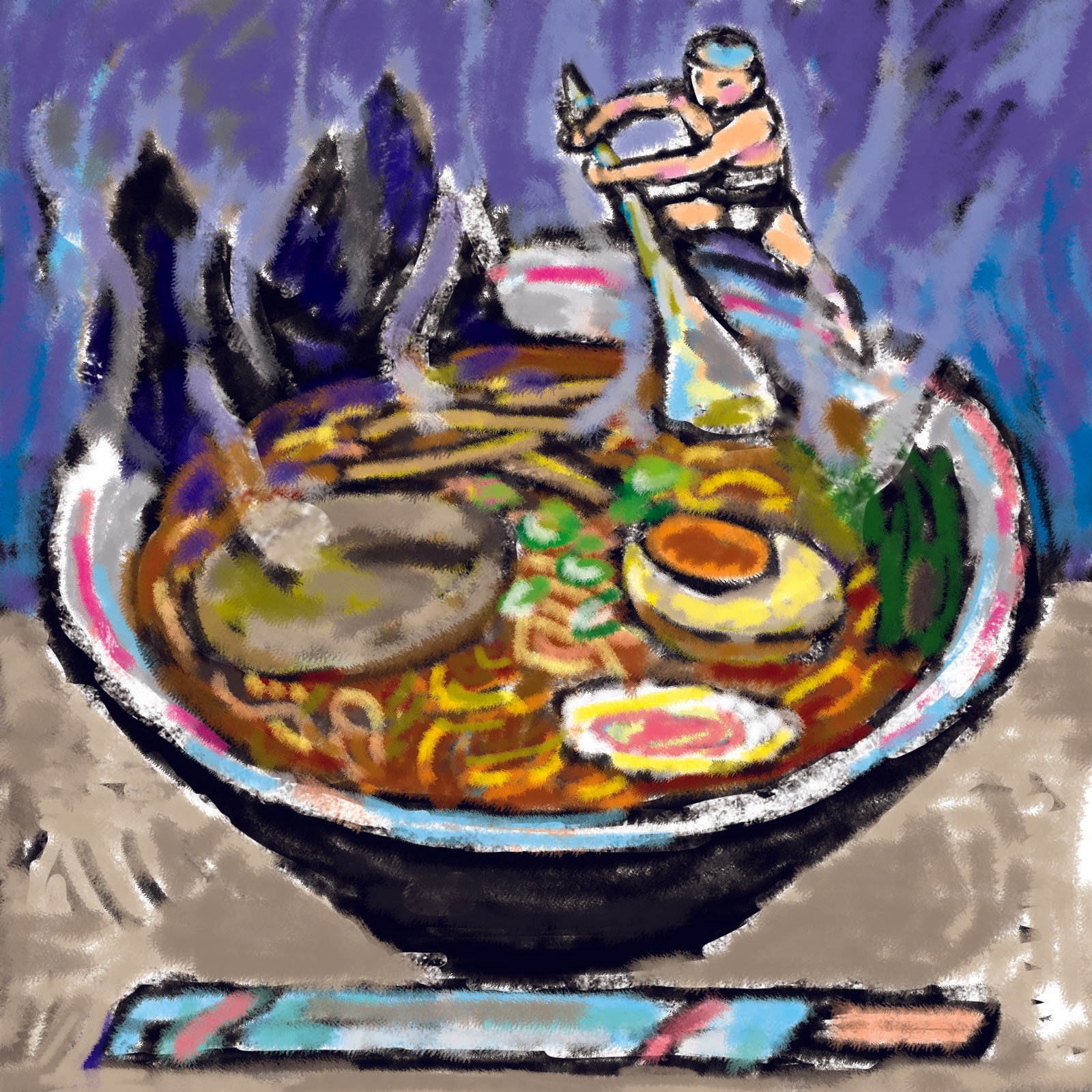 熱々のラーメン ちーぼこ Note